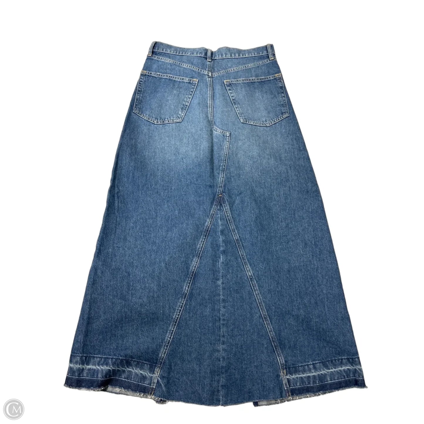 Skirt Maxi By Gap In Blue Denim, Size: 6