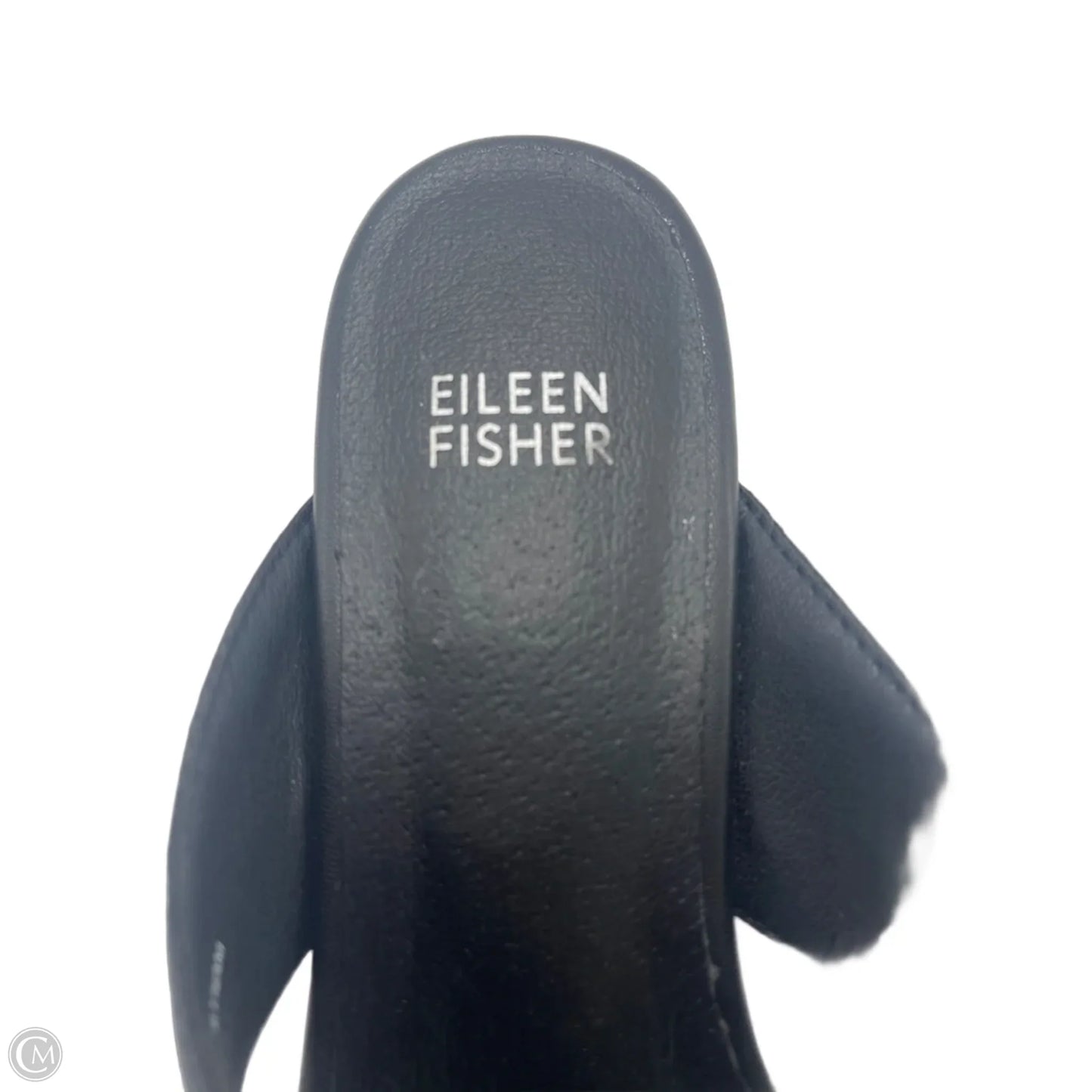Sandals Flip Flops By Eileen Fisher In Black, Size: 8