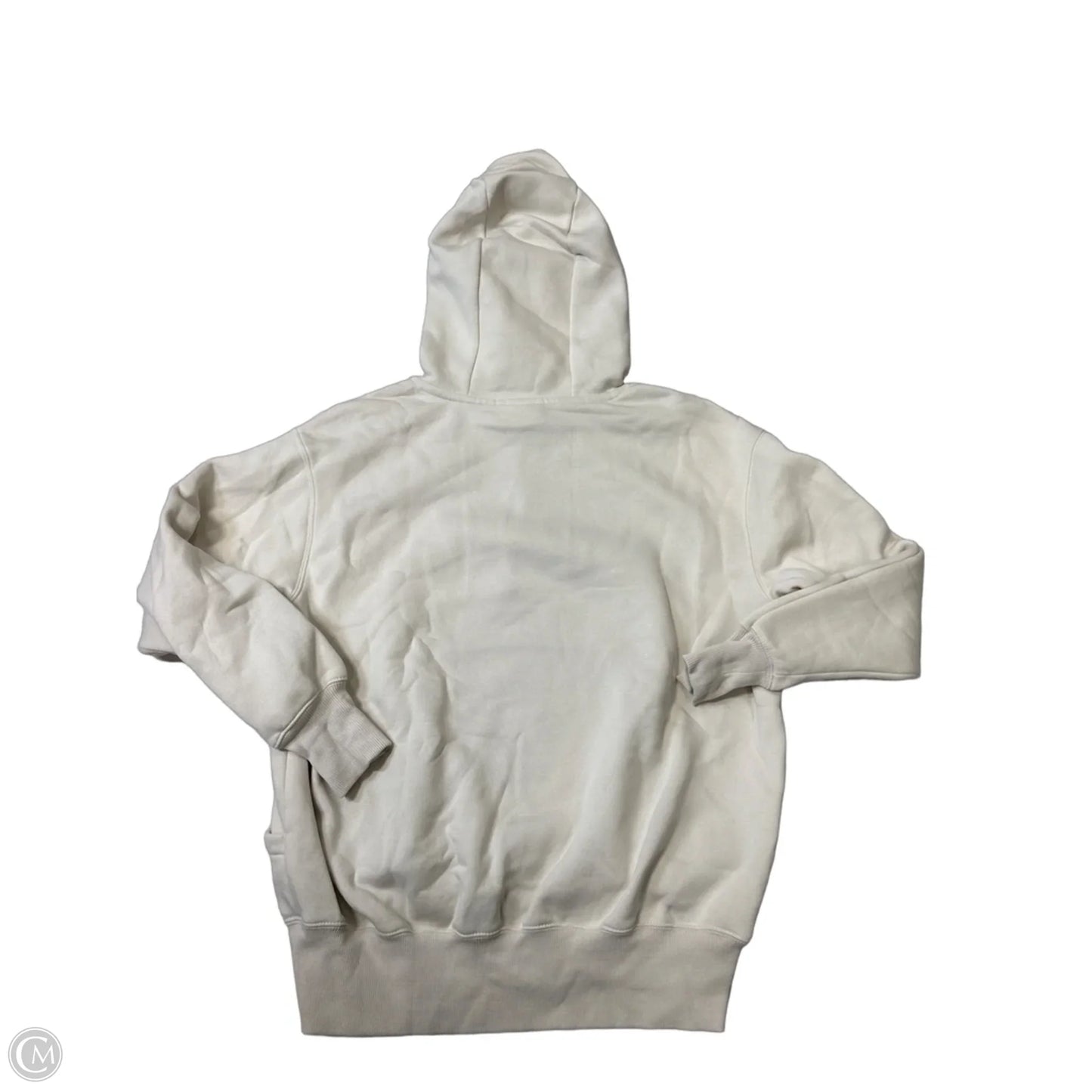 Athletic Sweatshirt Hoodie By Nike Apparel In Cream, Size: Xs
