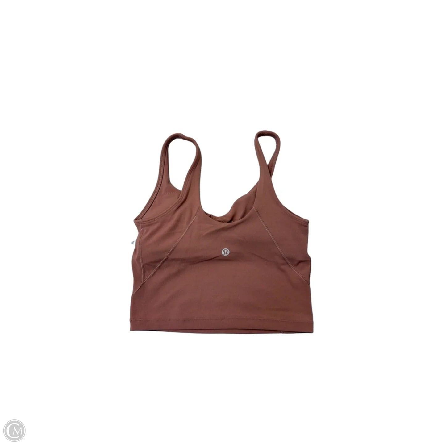 Athletic Tank Top By Lululemon In Orange, Size: Xs