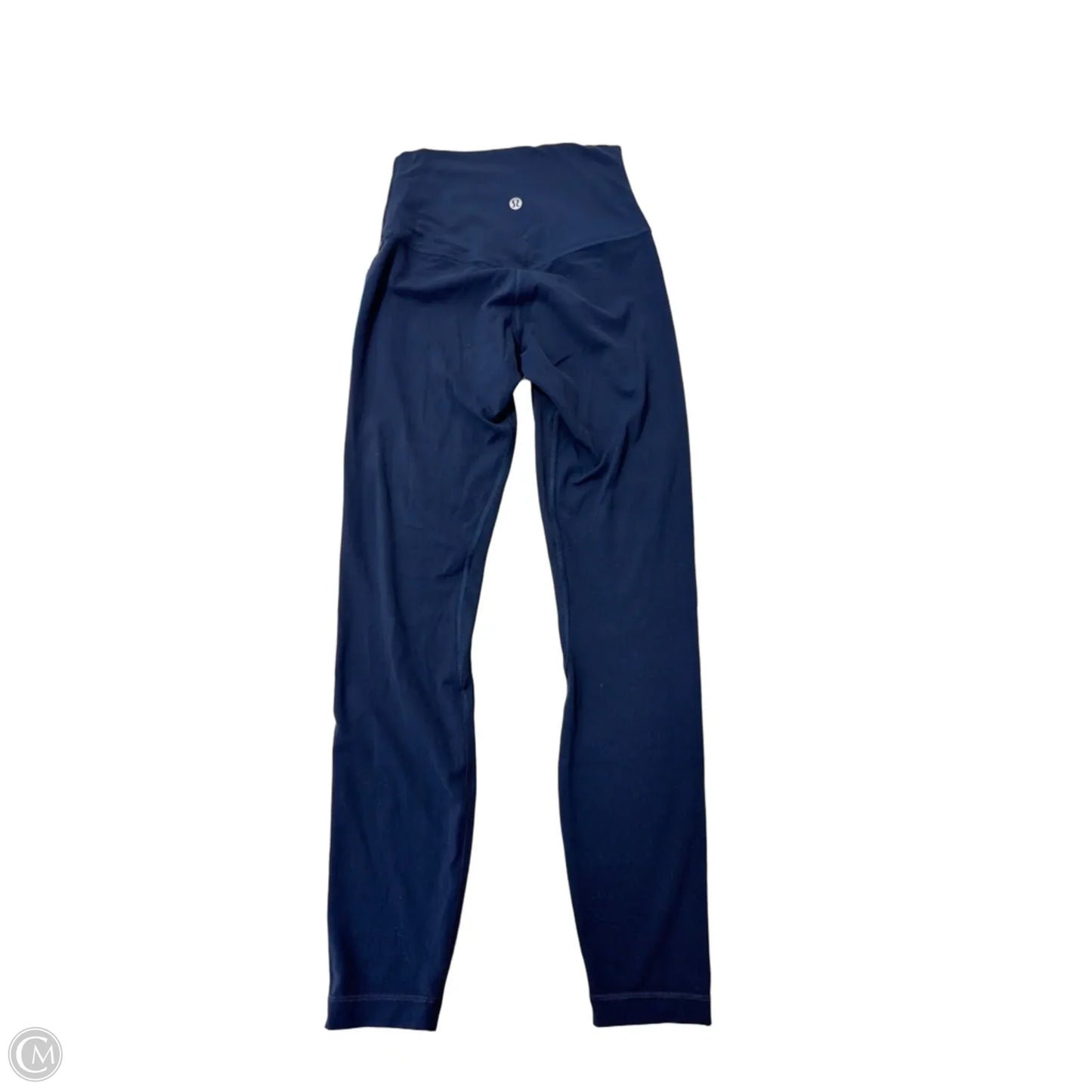 Athletic Leggings By Lululemon In Navy, Size: Xs