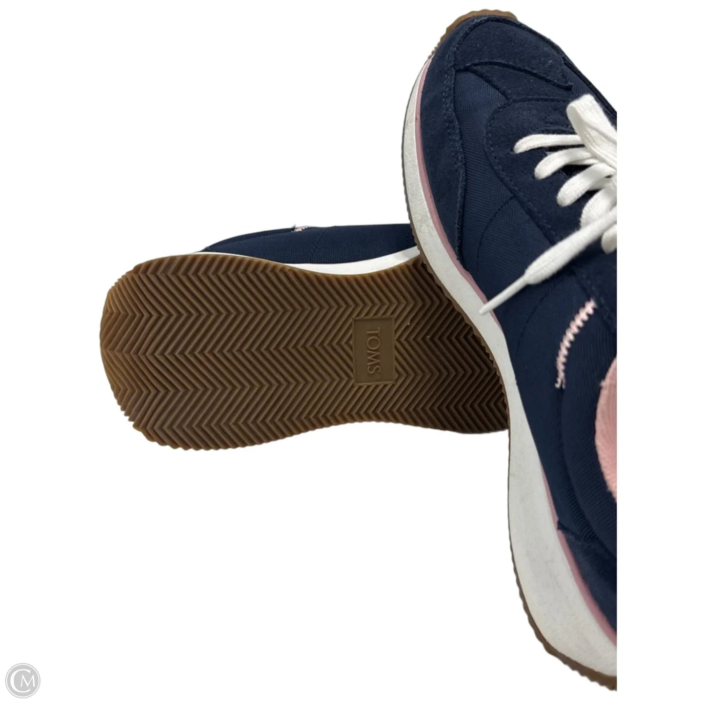 Like New! Shoes Athletic By Toms In Navy, Size: 7.5