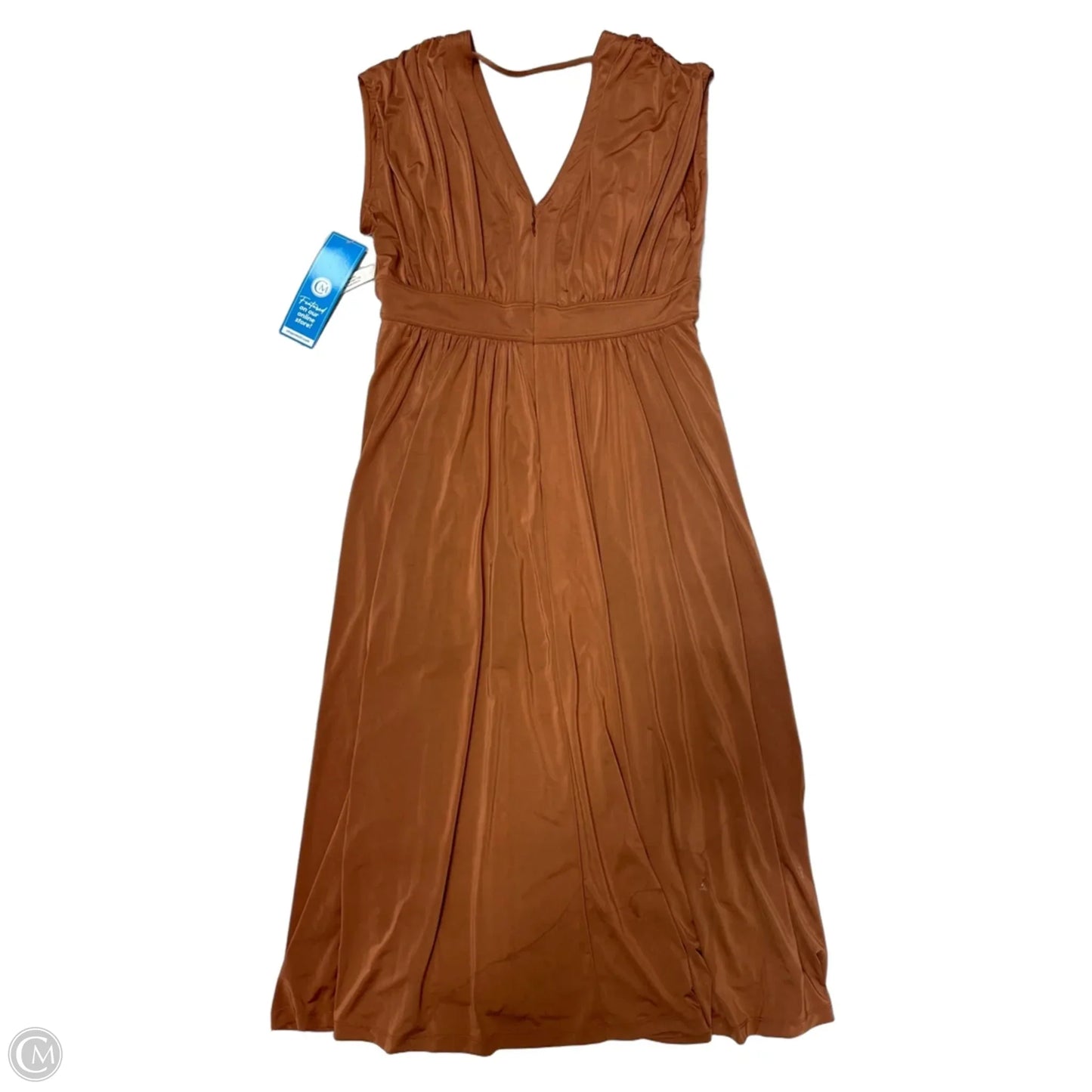 New! Dress Casual Maxi By Anthropologie In Orange, Size: L