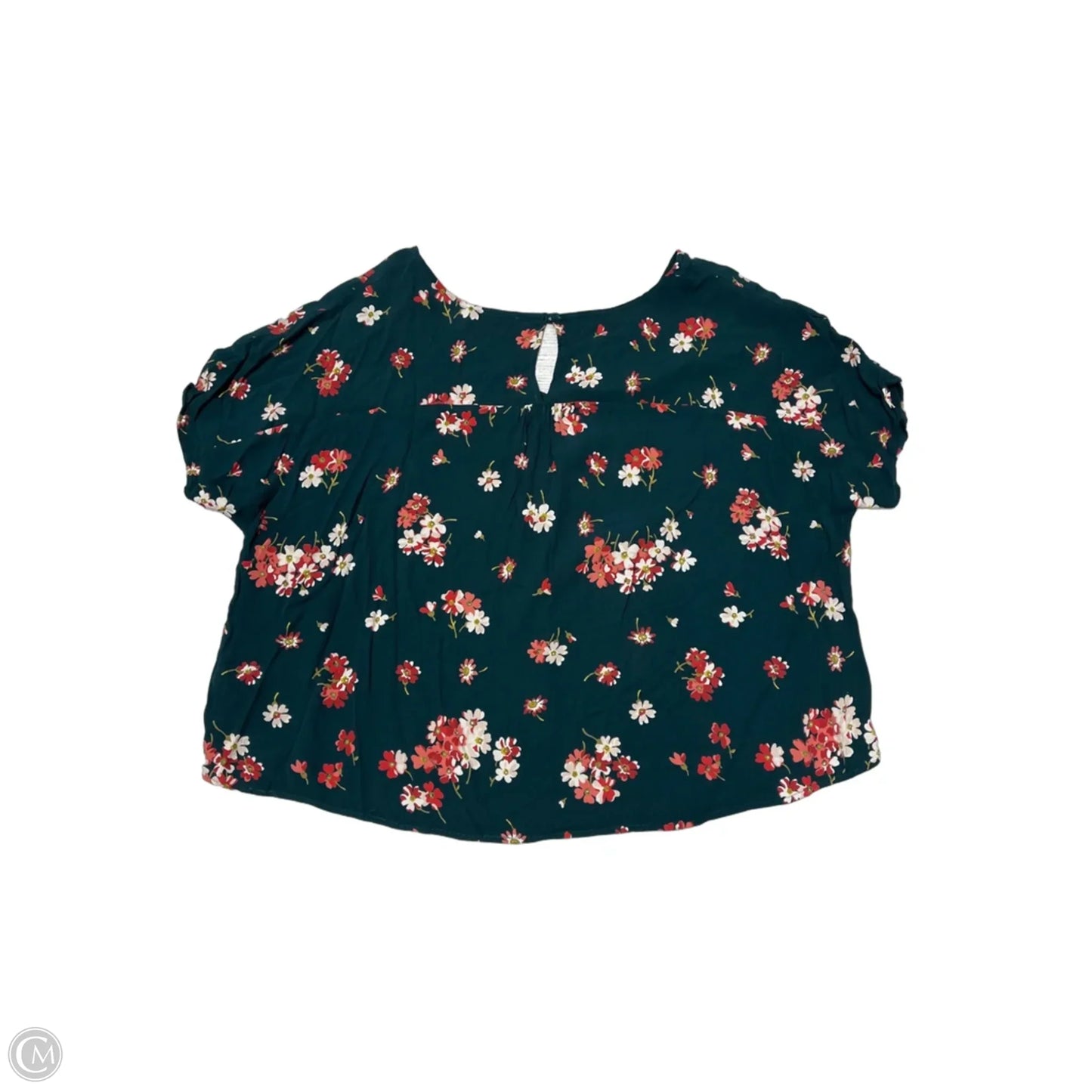 Top Short Sleeve By Madewell In Green, Size: L