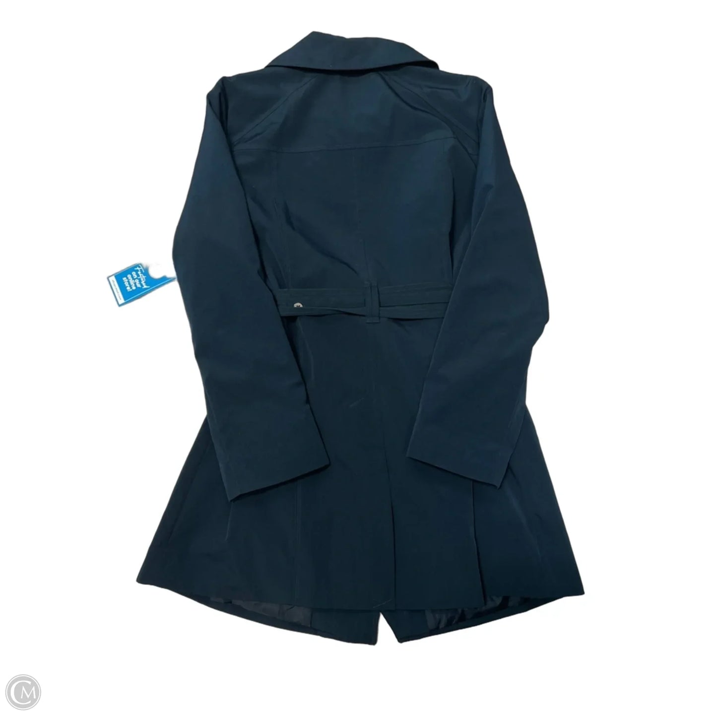 Coat Trench Coat By London Fog In Teal, Size: L