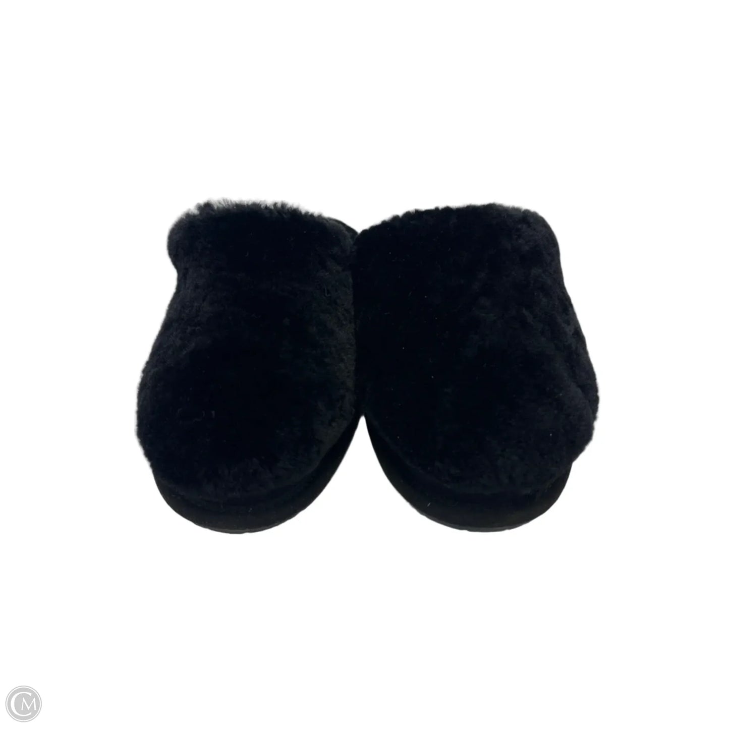 Slippers Designer By UGG In Black, Size: 6