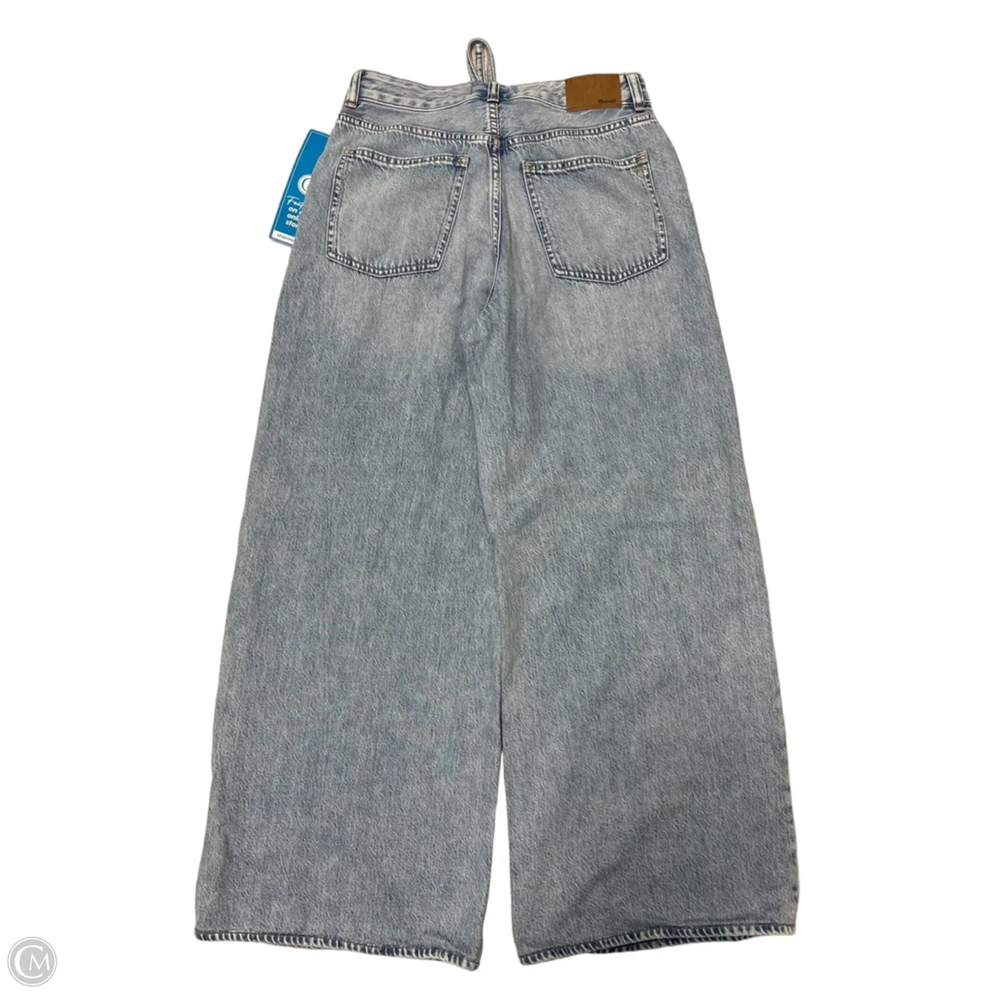 Jeans Wide Leg By Madewell In Blue, Size: 4