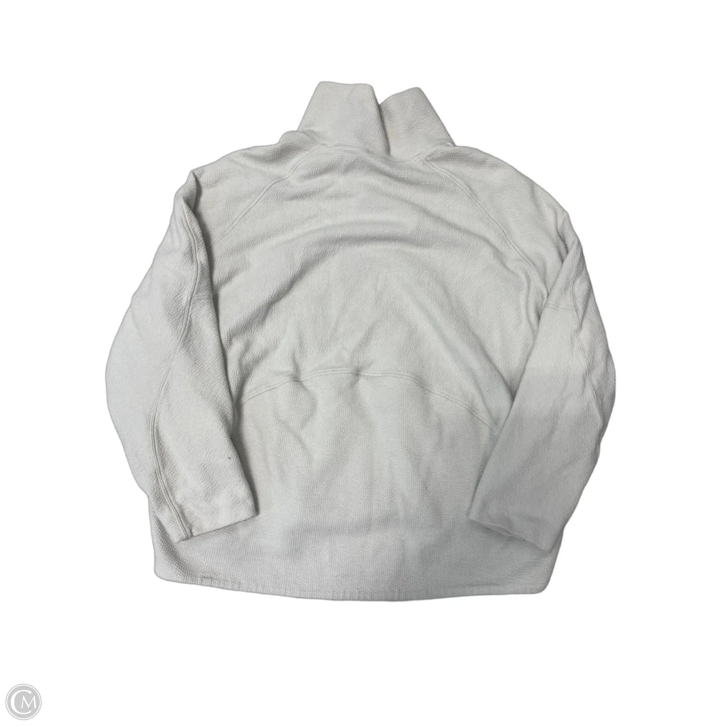 Athletic Sweatshirt Crewneck By Lululemon In Cream, Size: L