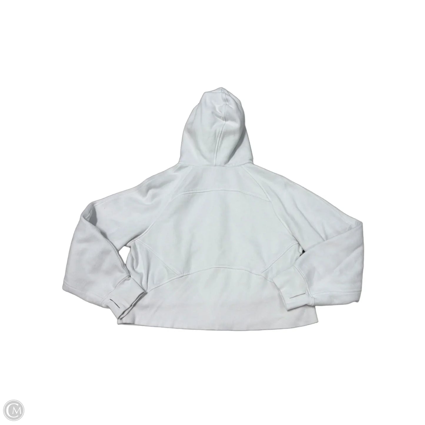 Athletic Sweatshirt Crewneck By Lululemon In White, Size: M