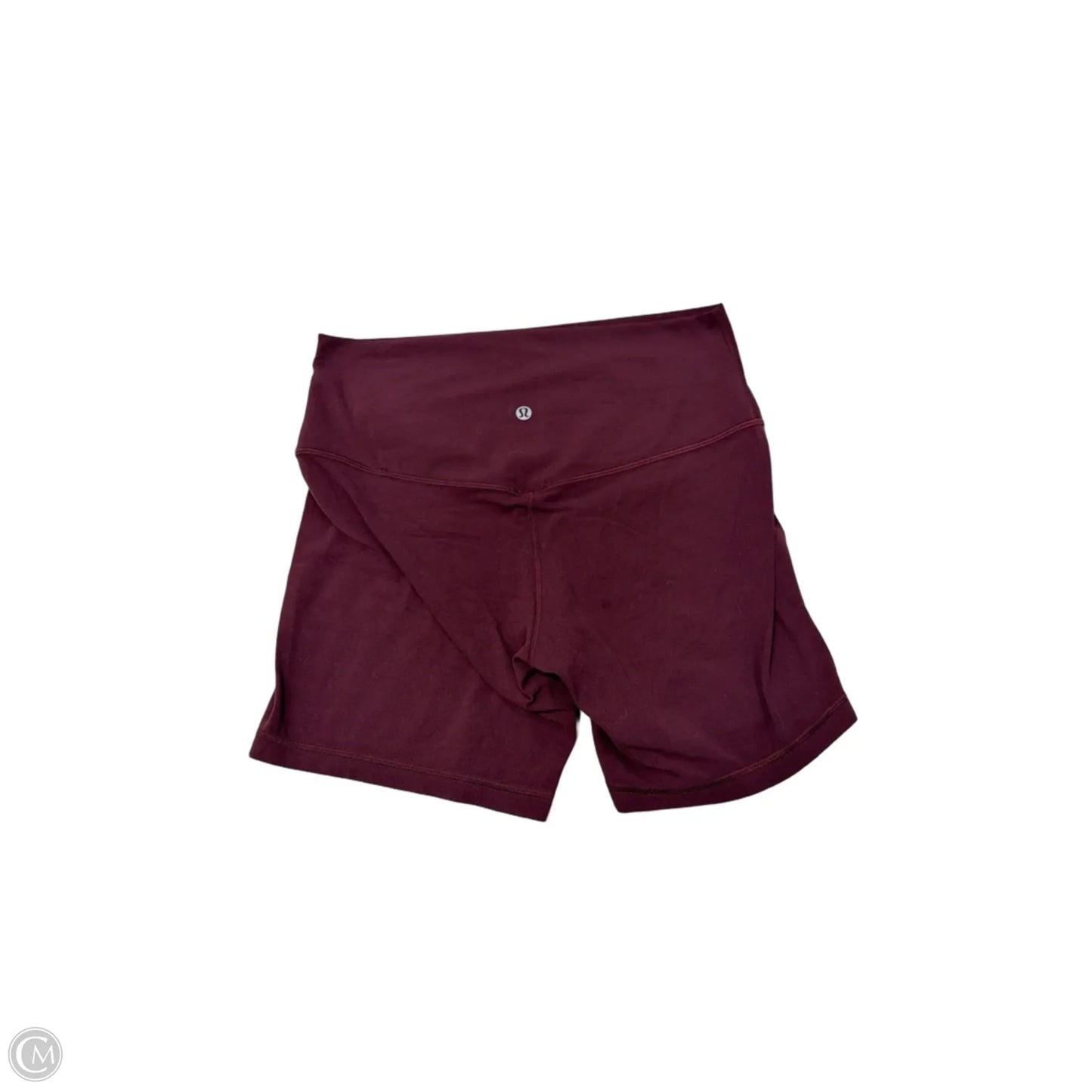 Athletic Shorts By Lululemon In Maroon, Size: M