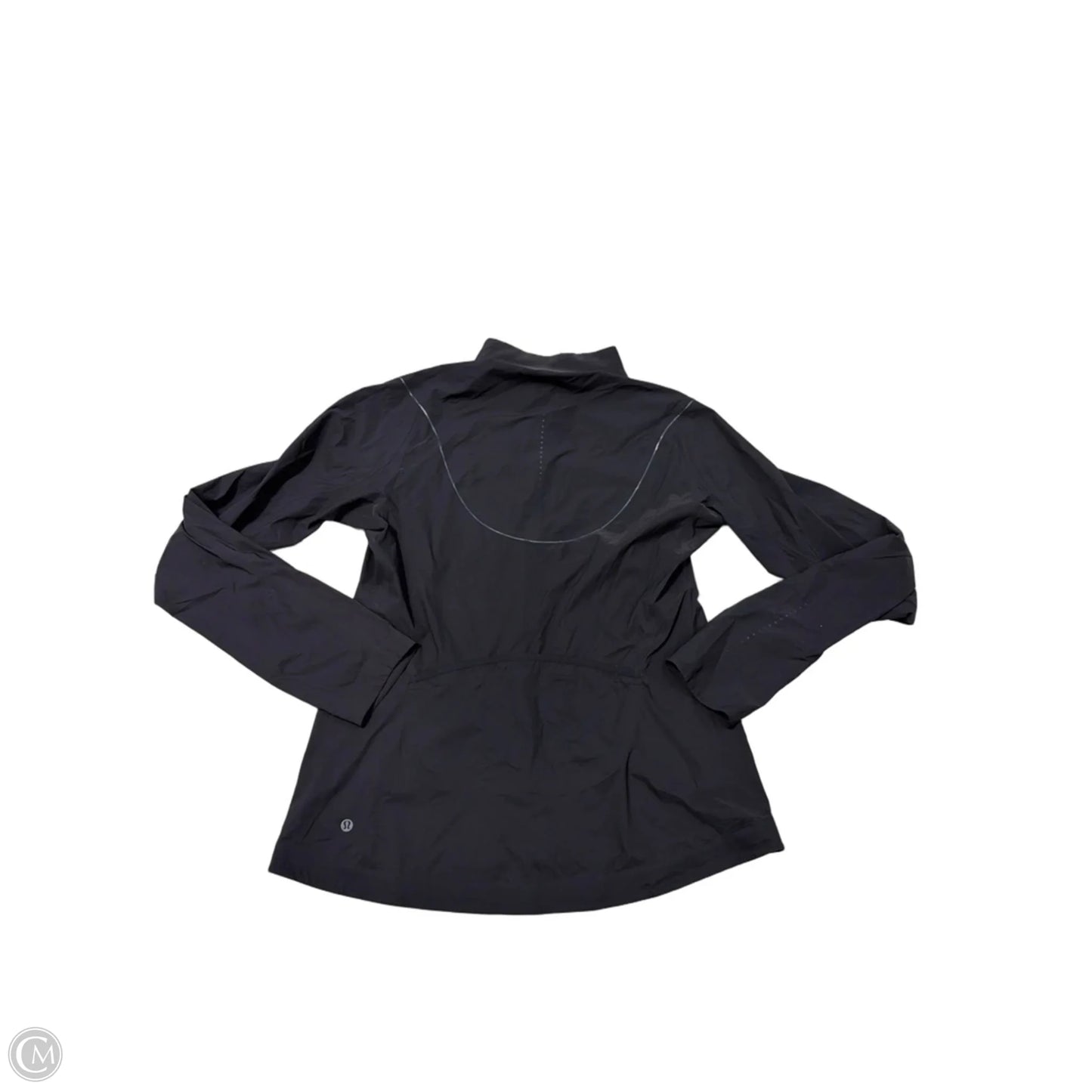 Jacket Windbreaker By Lululemon In Black, Size: L