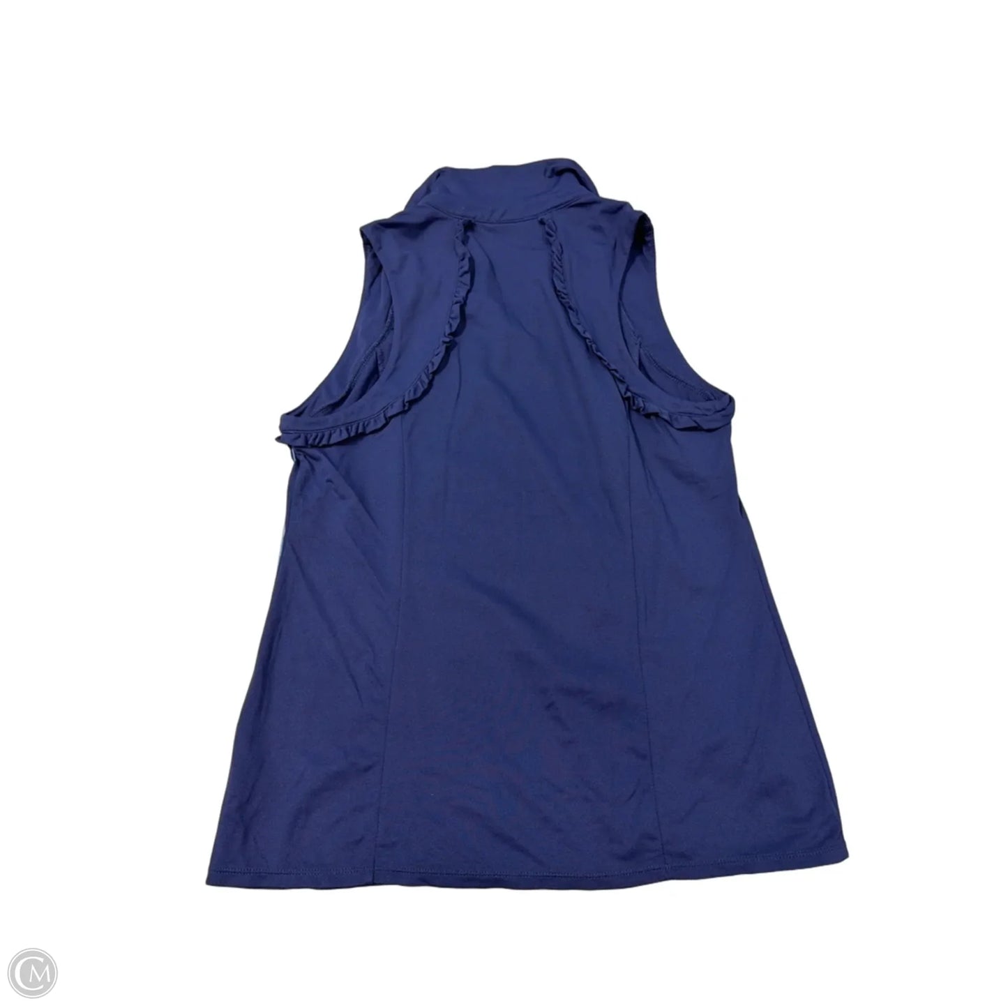 Top Sleeveless Designer By Lilly Pulitzer In Navy, Size: L