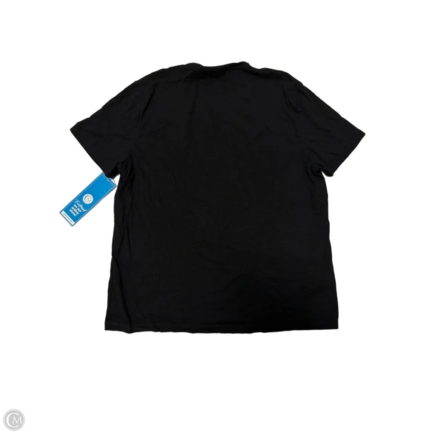 Top Short Sleeve Designer By Michael Kors In Black & Red, Size: Xl