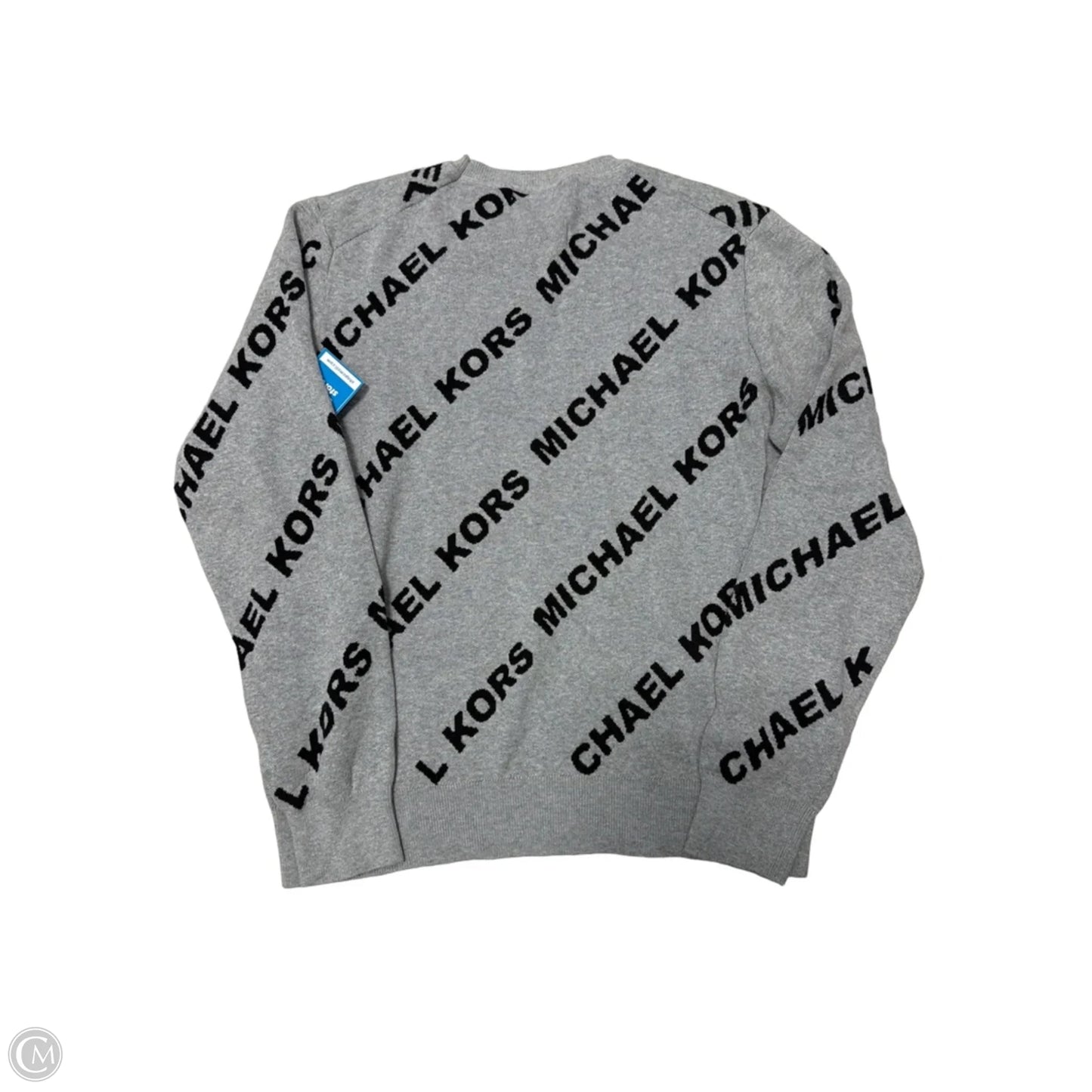 Sweater Designer By Michael Kors In Grey, Size: L