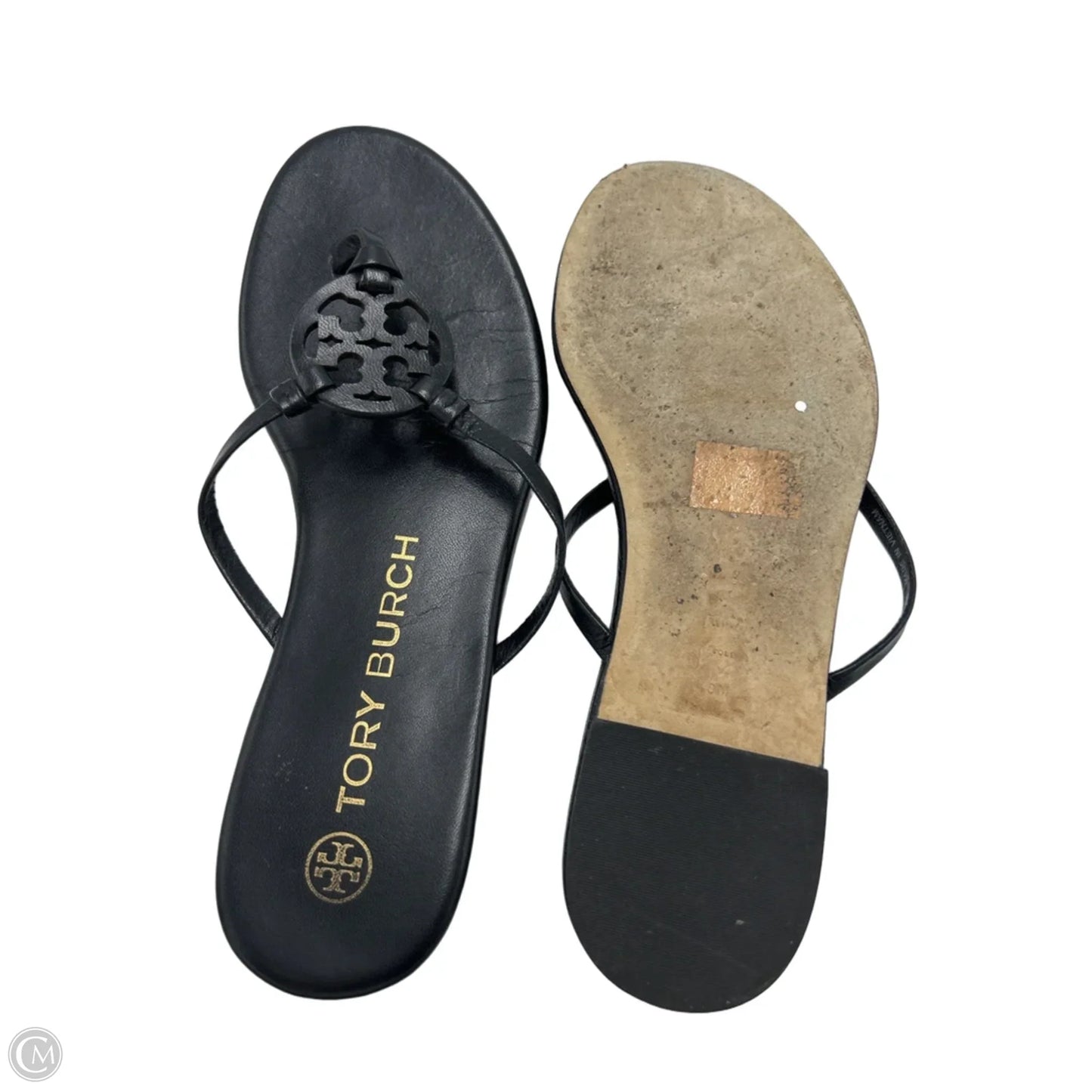 Tory Burch Mini Miller Designer Sandals In Black, Size: 8