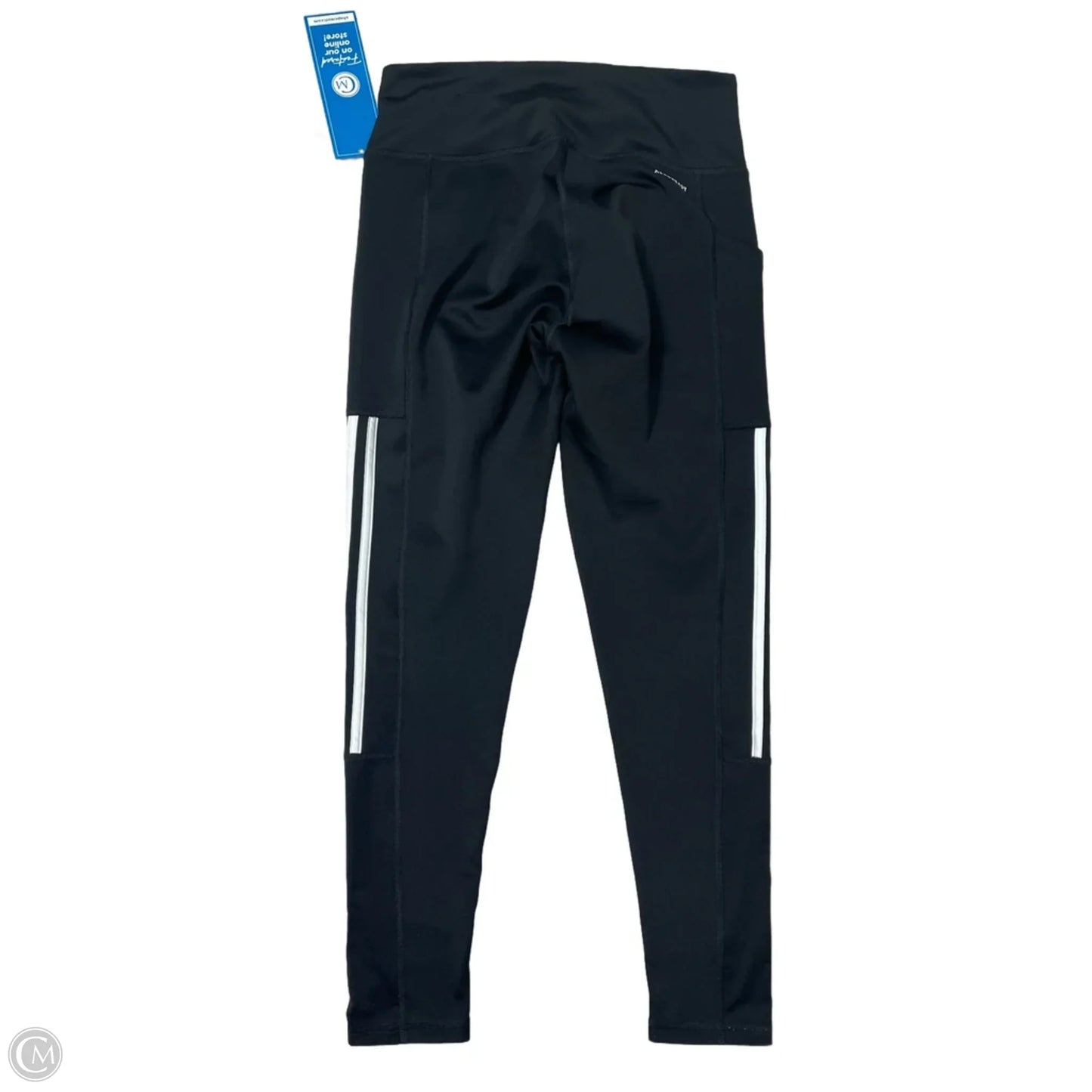 Athletic Leggings By Adidas In Black, Size: M