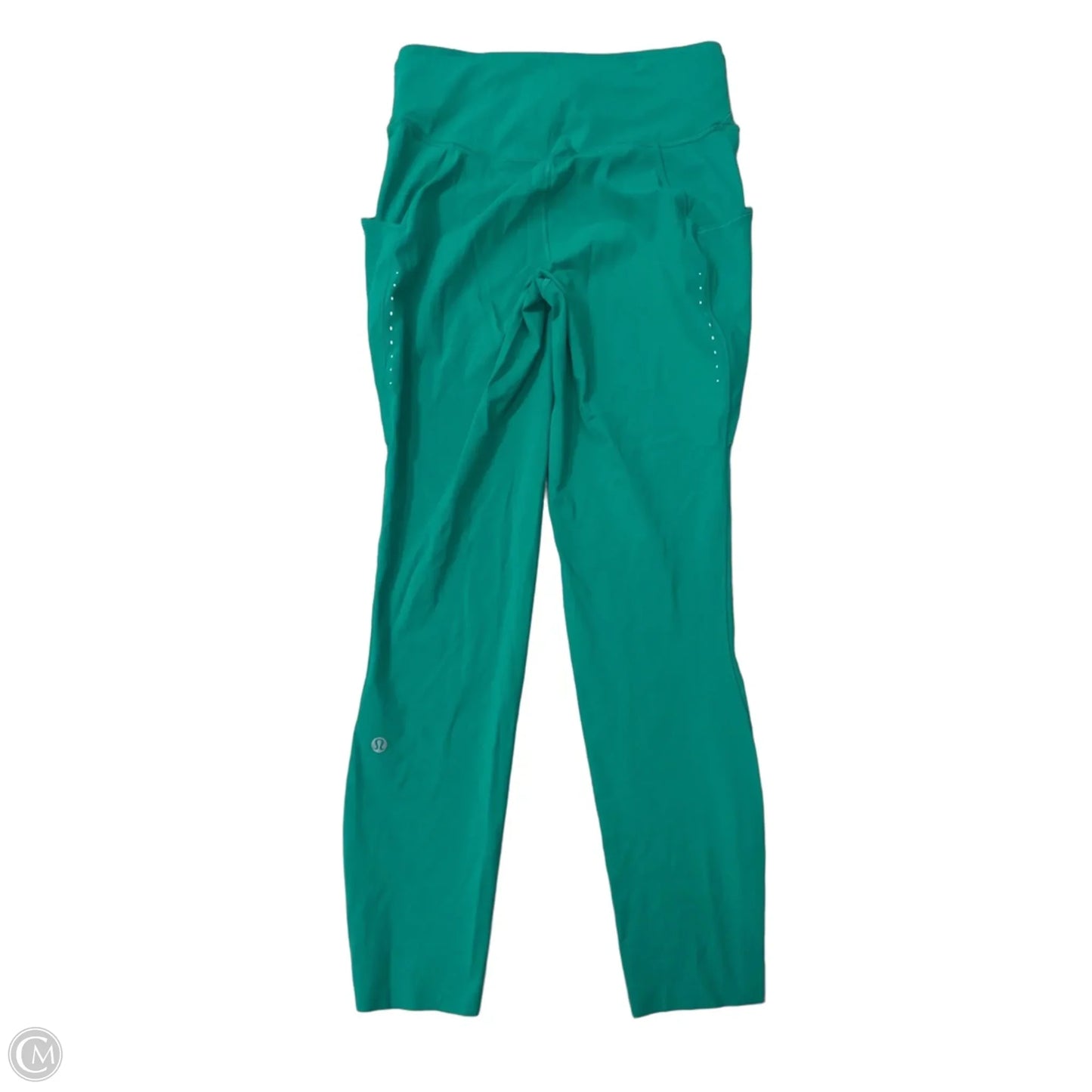 Athletic Leggings By Lululemon In Green, Size: 8