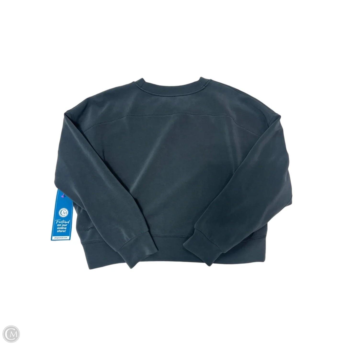 Top Long Sleeve By Lululemon In Grey, Size: 12
