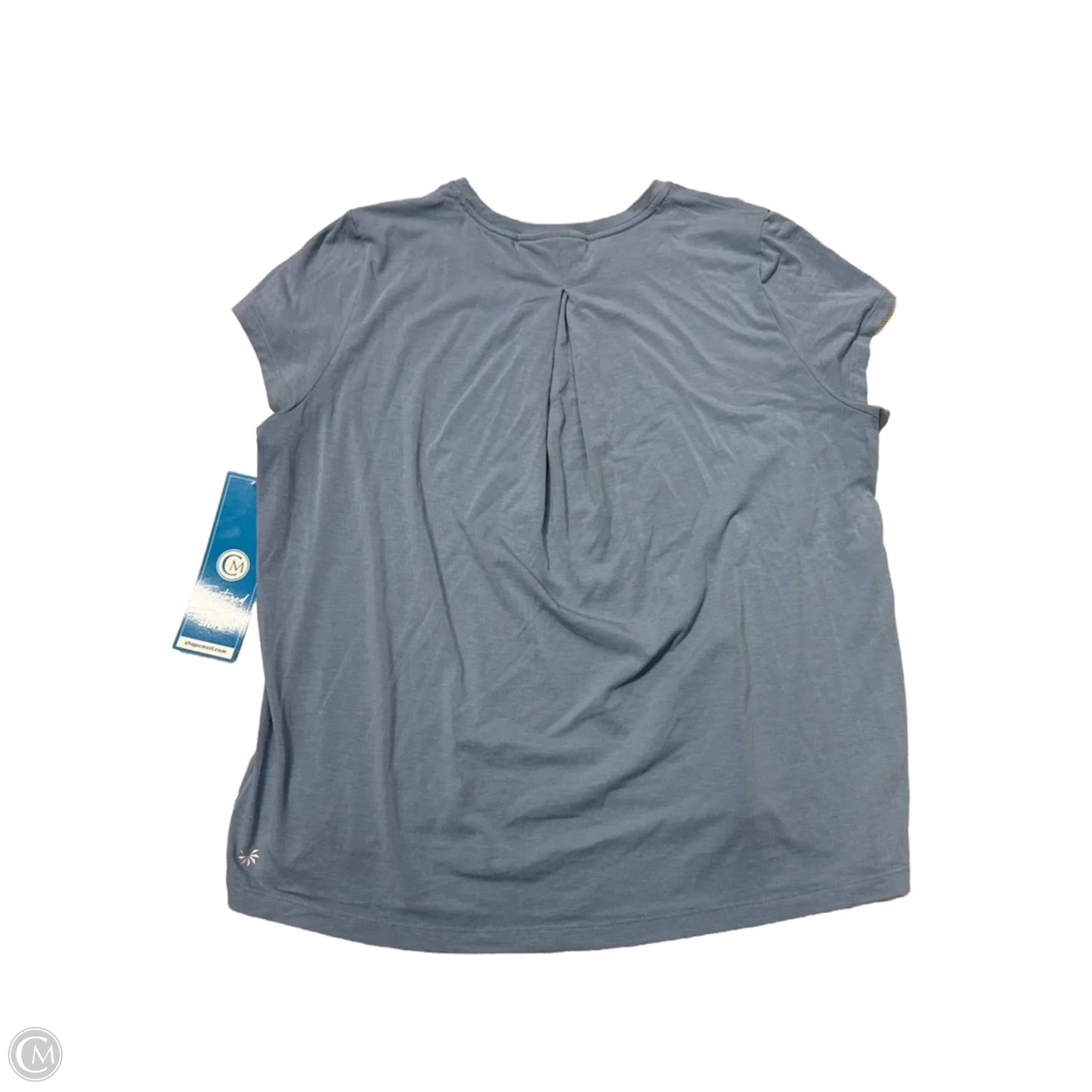 Athletic Top Short Sleeve By Athleta In Blue, Size: Xs