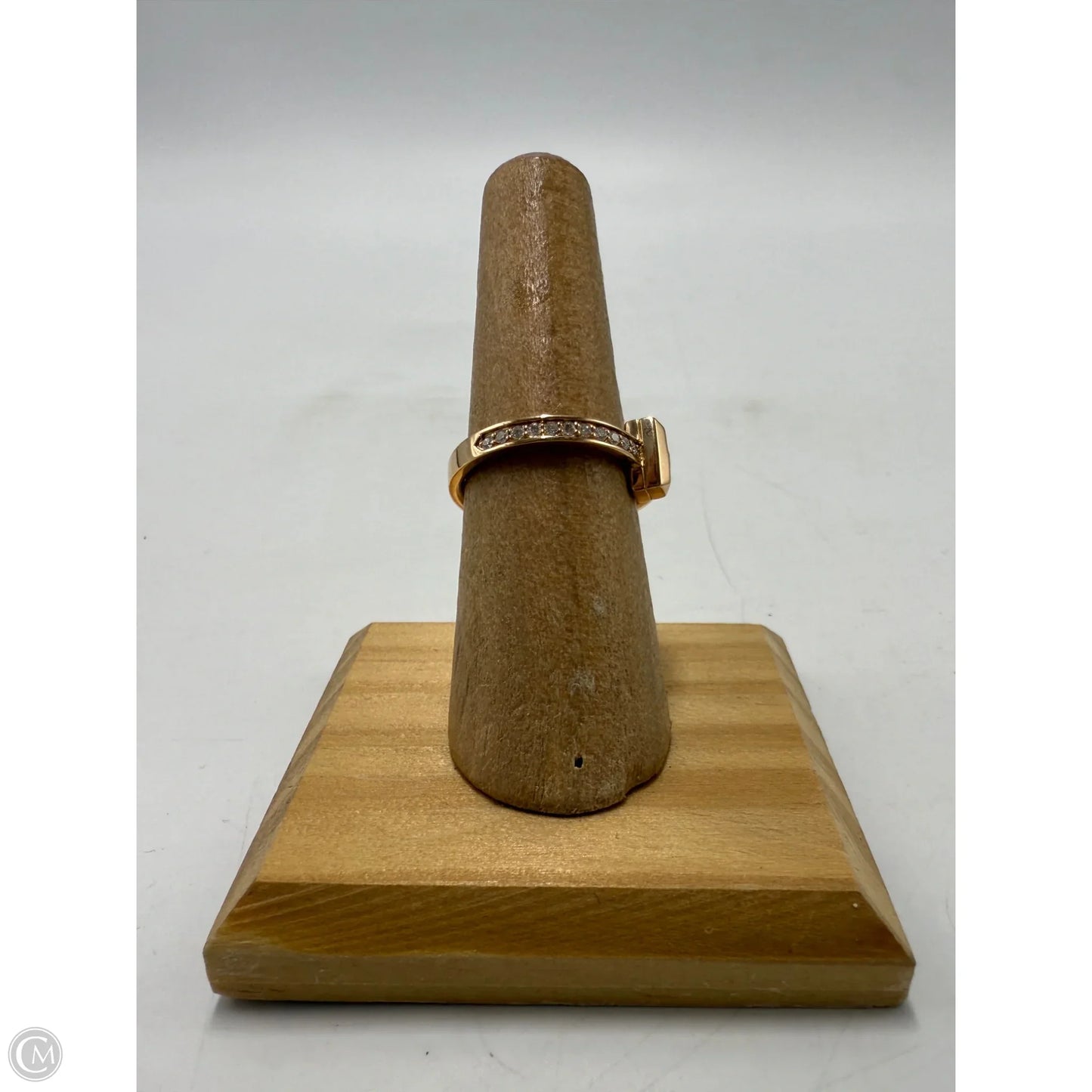 Tiffany & Company T1 18K Rose Gold w/ Diamonds Luxury Ring, Size: 7