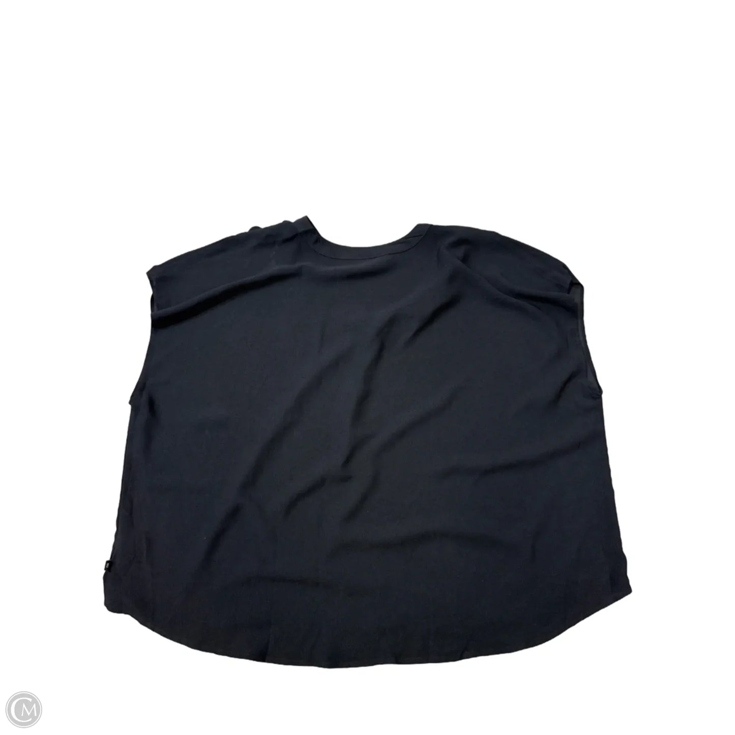 Top Short Sleeve By Banana Republic In Black, Size: 3x