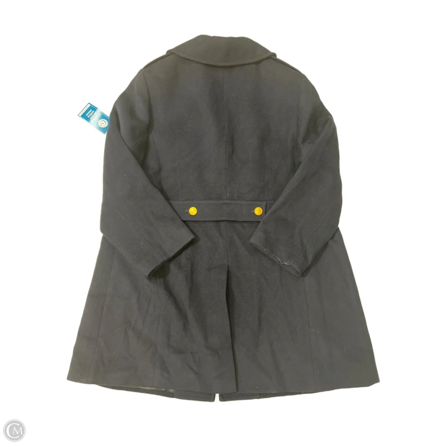 Coat Peacoat By Talbots In Navy, Size: 1x