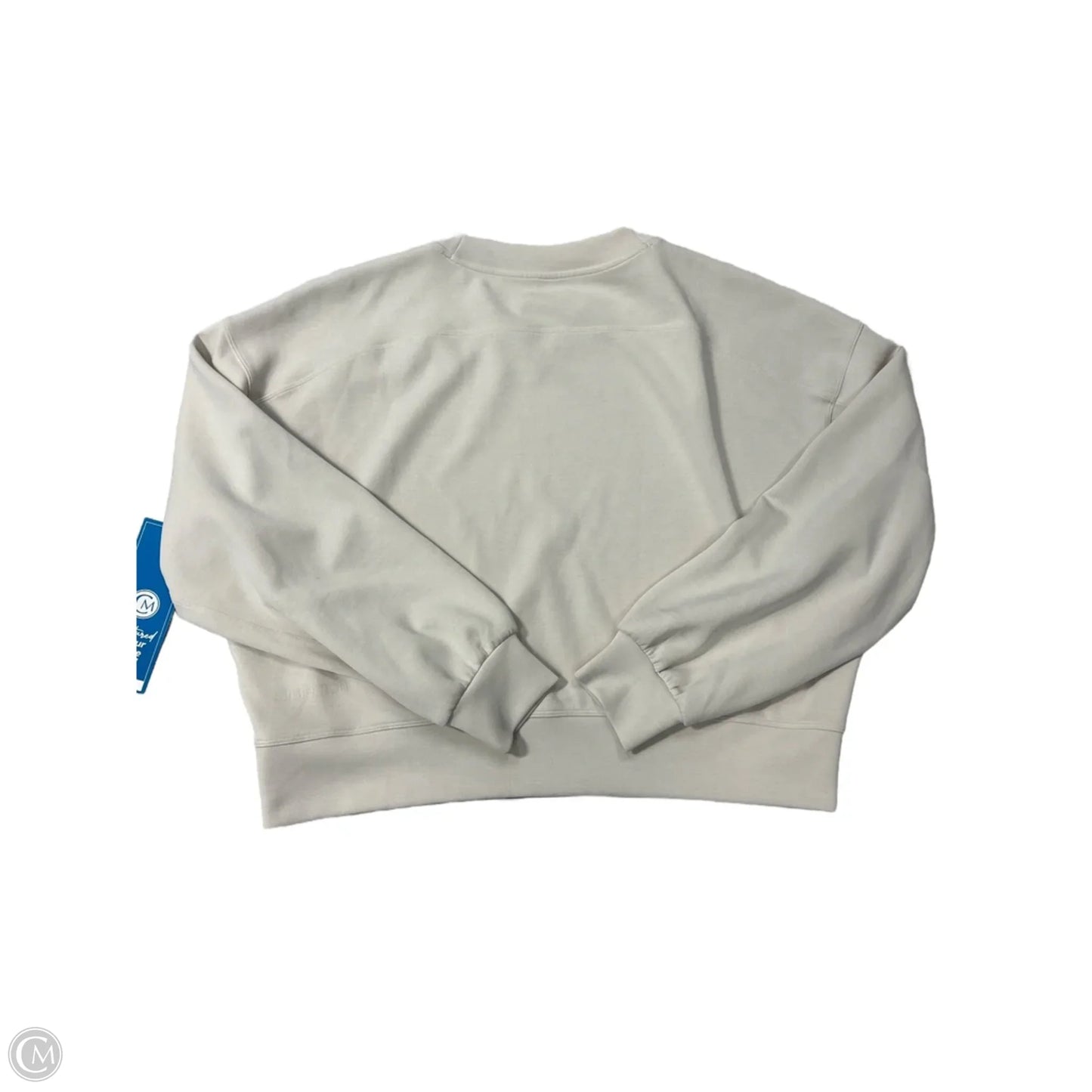 Athletic Sweatshirt Crewneck By Lululemon In Cream, Size: M