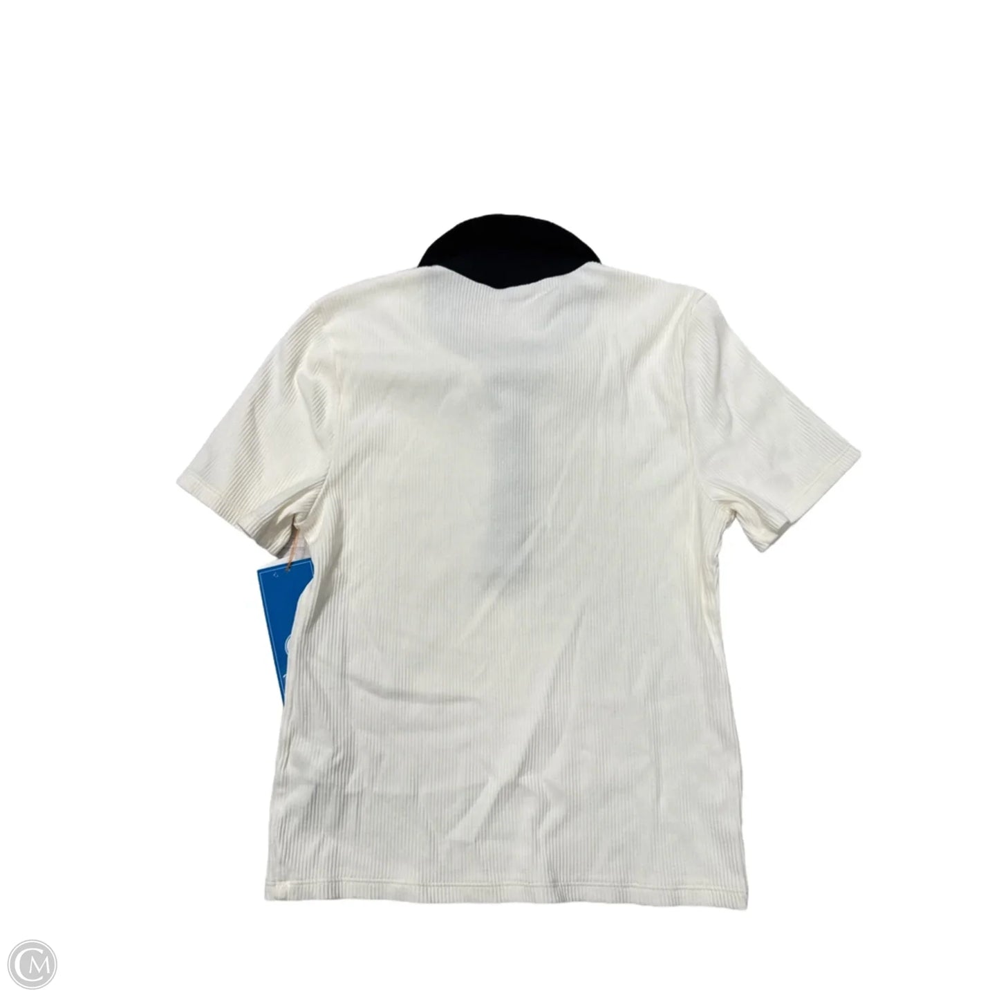 Top Short Sleeve By J. Crew In Cream, Size: L