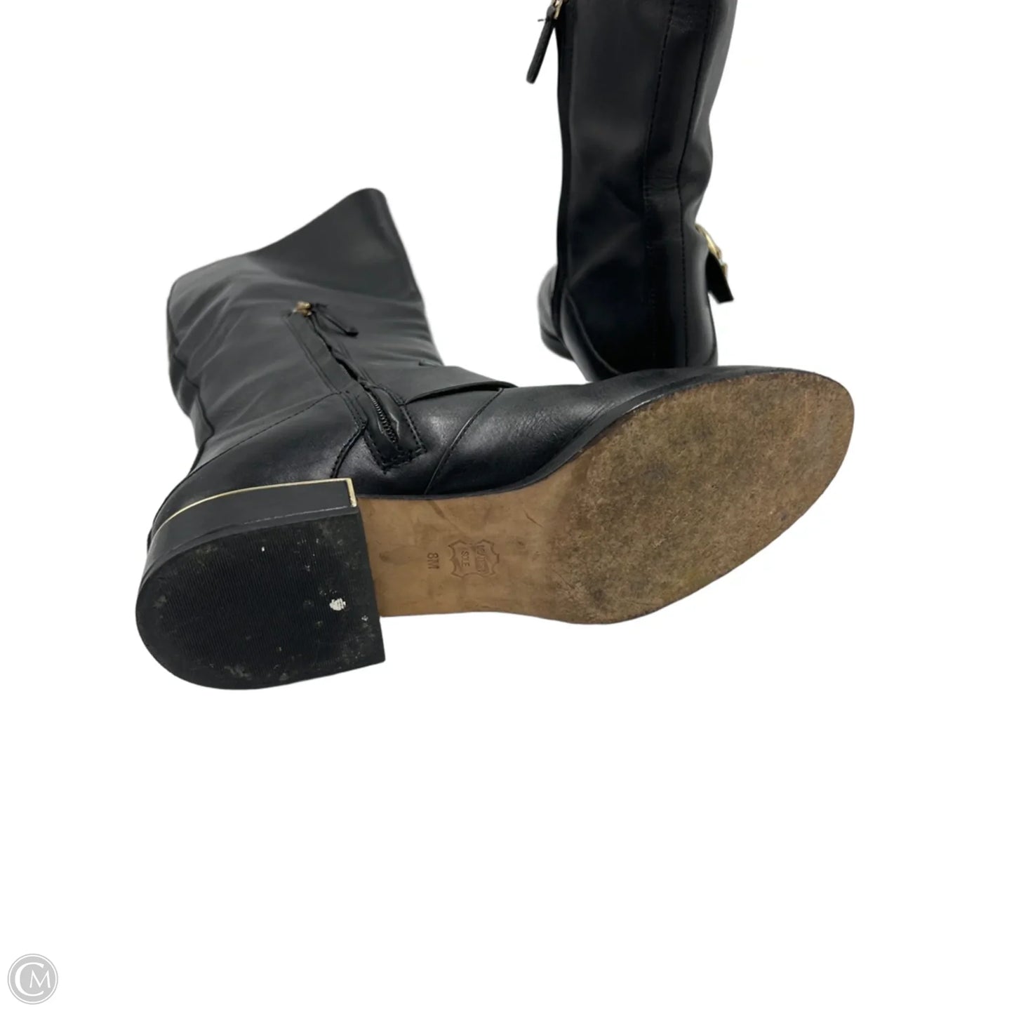 Boots Designer By Tory Burch In Black, Size: 8
