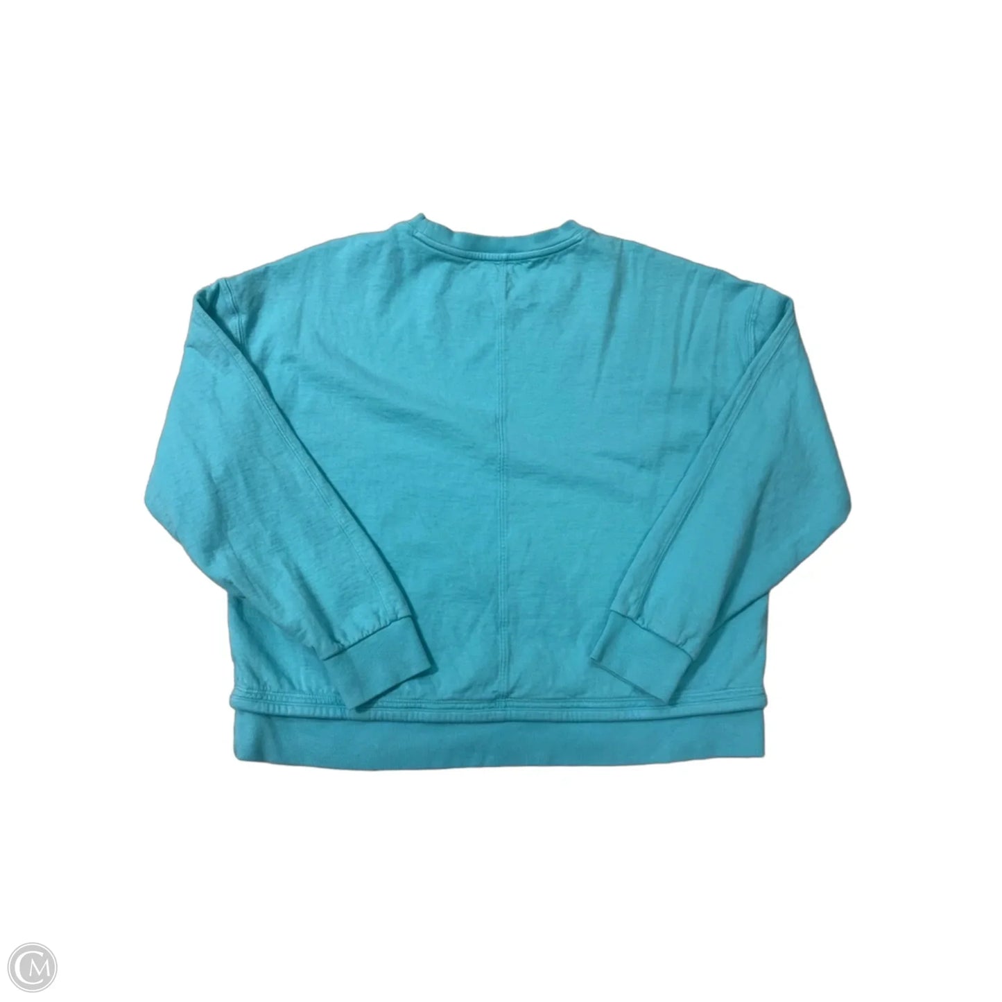 Athletic Top Long Sleeve Collar By Athleta In Blue, Size: M