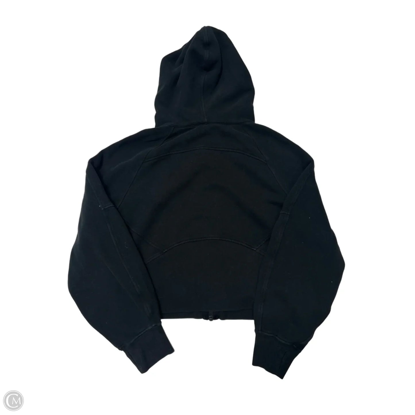 Athletic Jacket By Lululemon In Black, Size: M