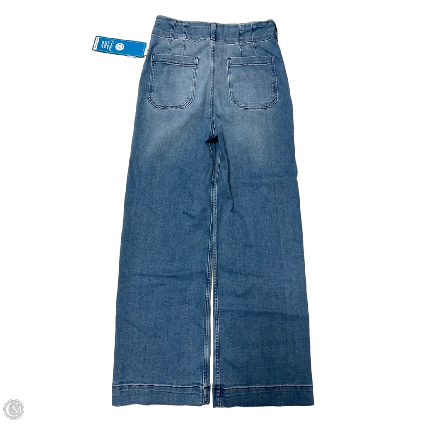 Jeans Wide Leg By Maeve In Blue Denim, Size: 8