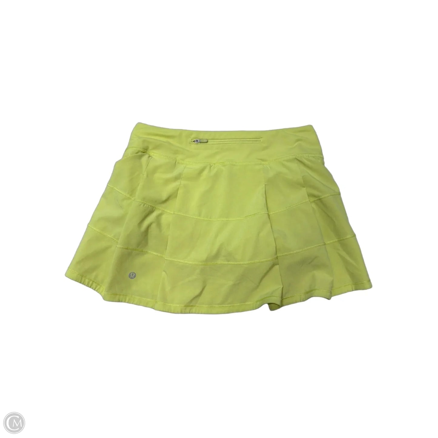 Athletic Skirt By Lululemon In Yellow, Size: 6