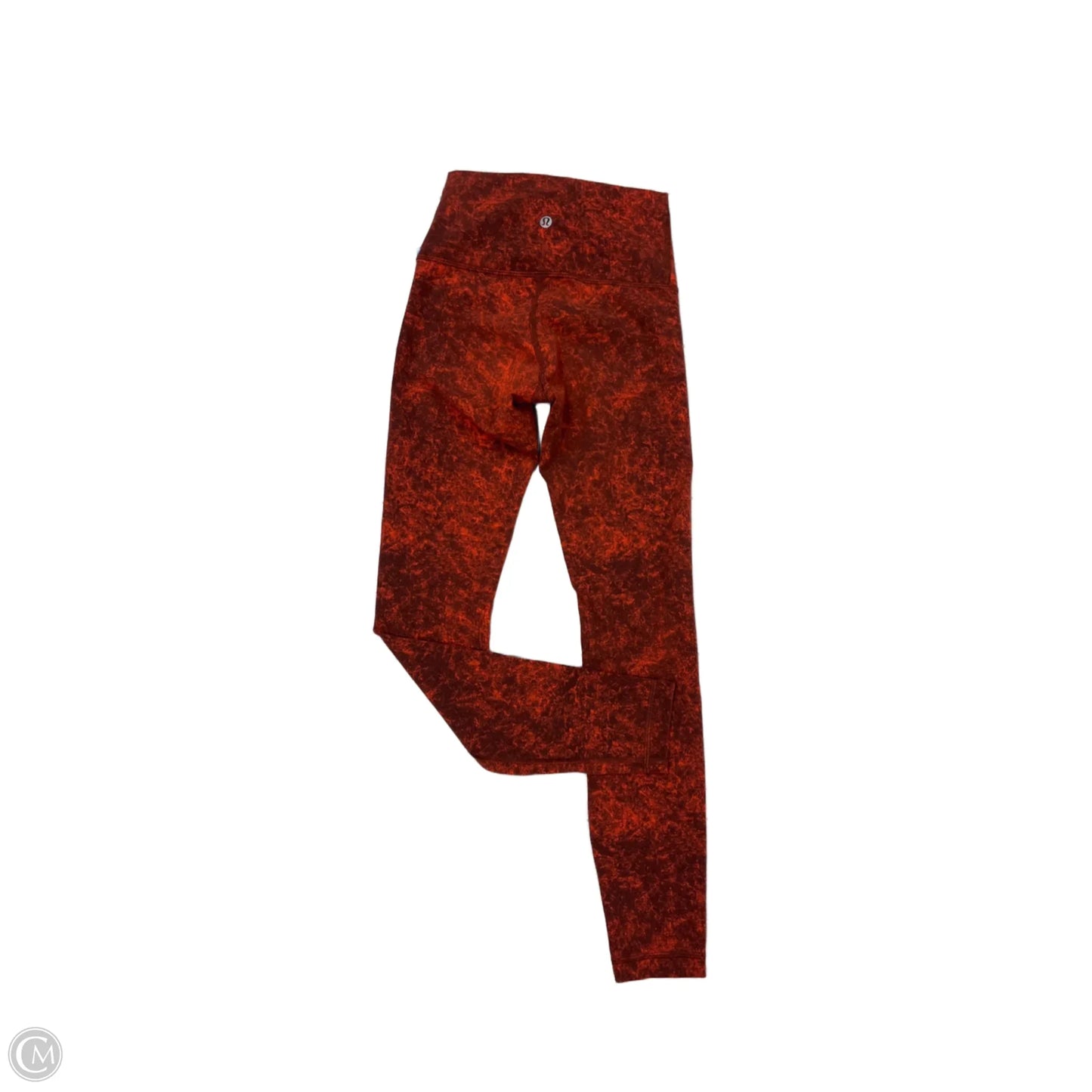 Athletic Leggings By Lululemon In Red, Size: 2