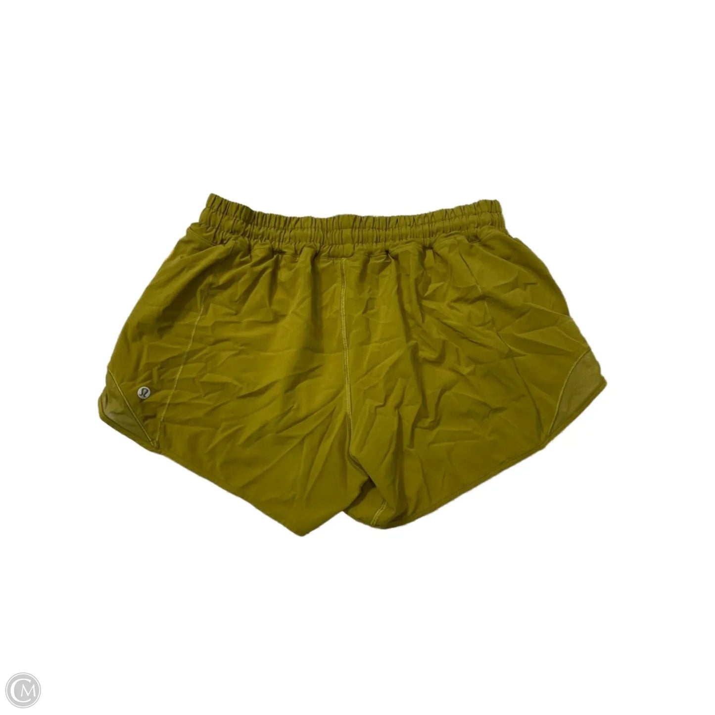 Athletic Shorts By Lululemon In Chartreuse, Size: 8