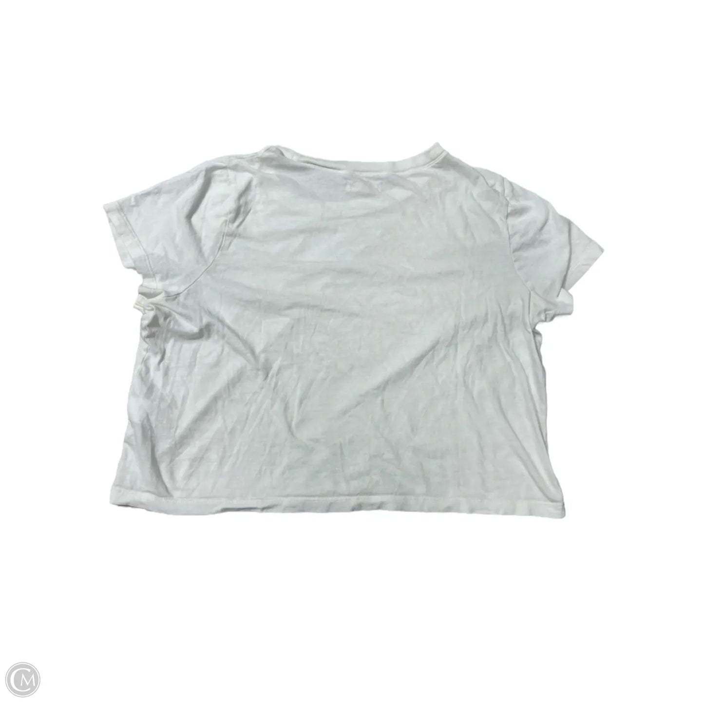 Top Short Sleeve By Madewell In White, Size: L