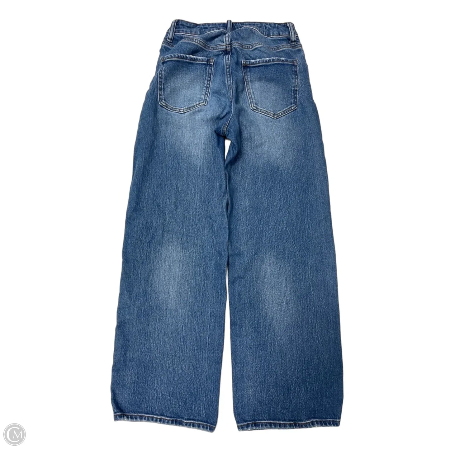 Jeans Wide Leg By Quince In Blue, Size: 4p