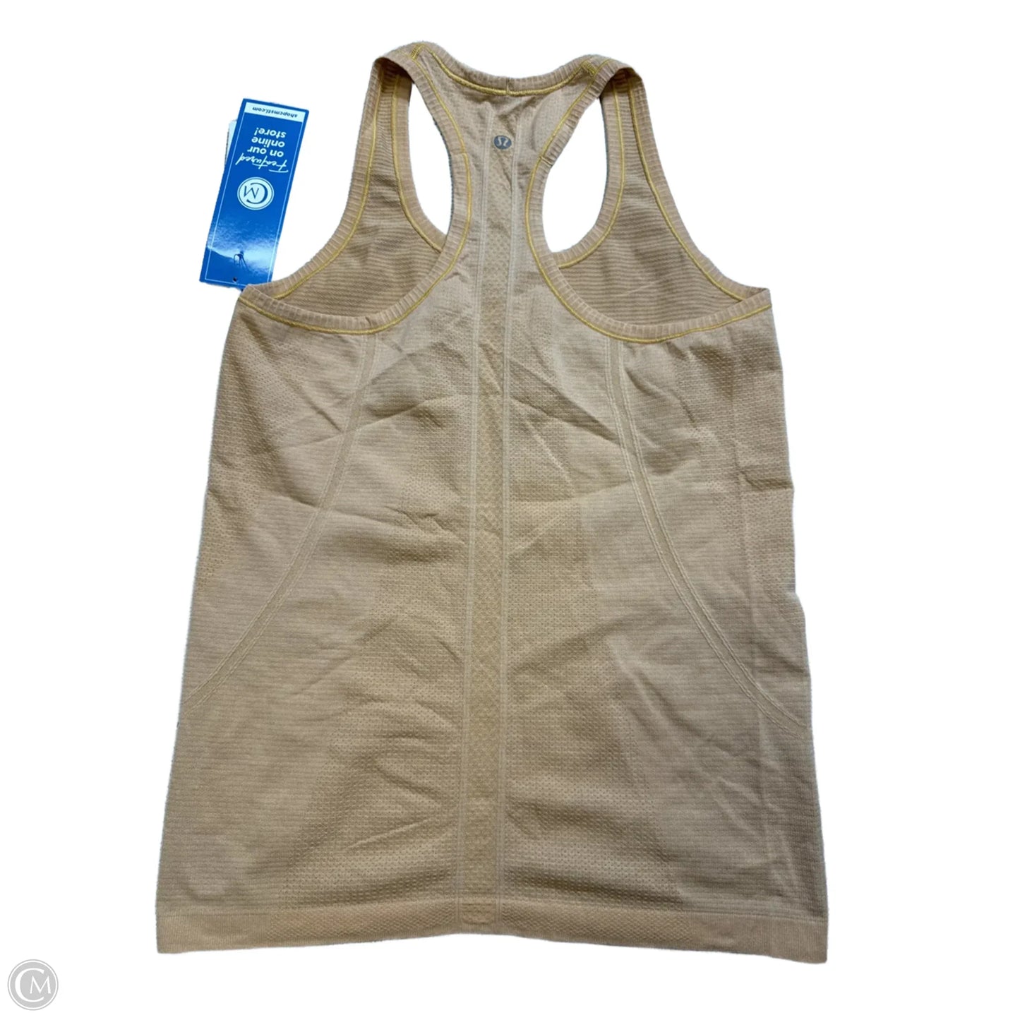 Athletic Tank Top By Lululemon In Orange, Size: M