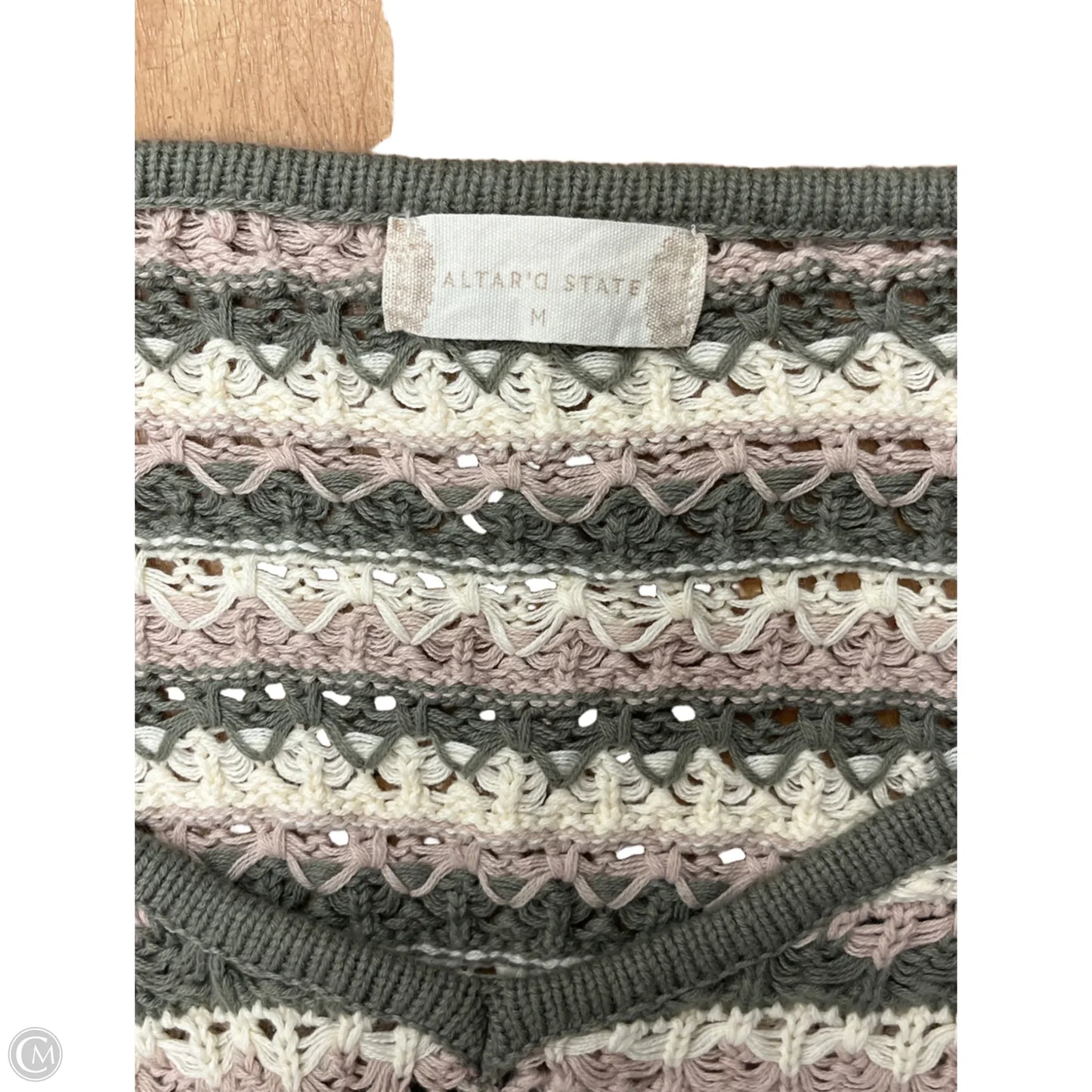 Sweater By Altard State In Striped Pattern, Size: M