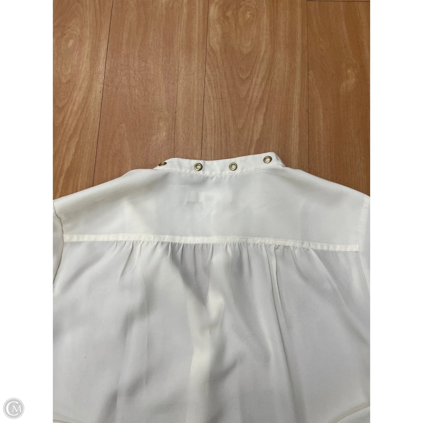 Top Long Sleeve By Michael Kors In Cream, Size: L