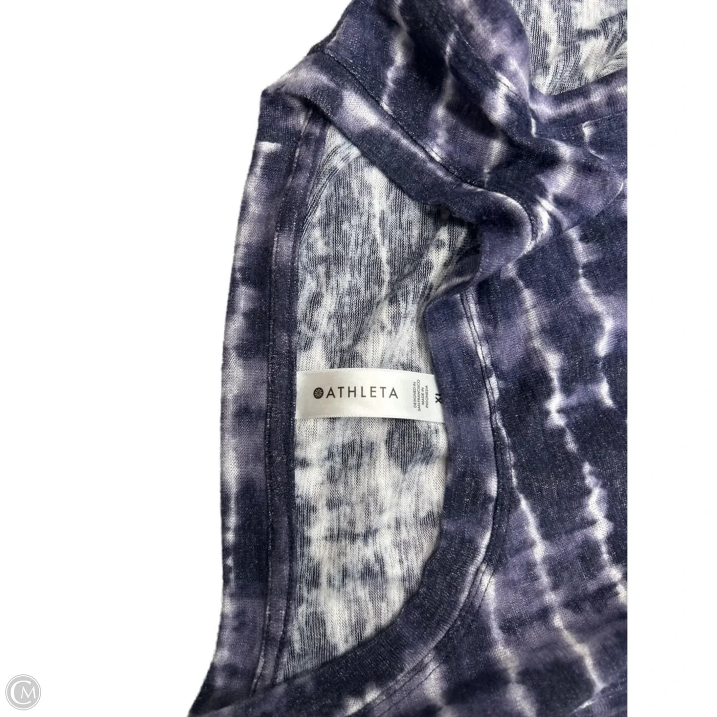 Athletic Tank Top By Athleta In Tie Dye Print, Size: Xl