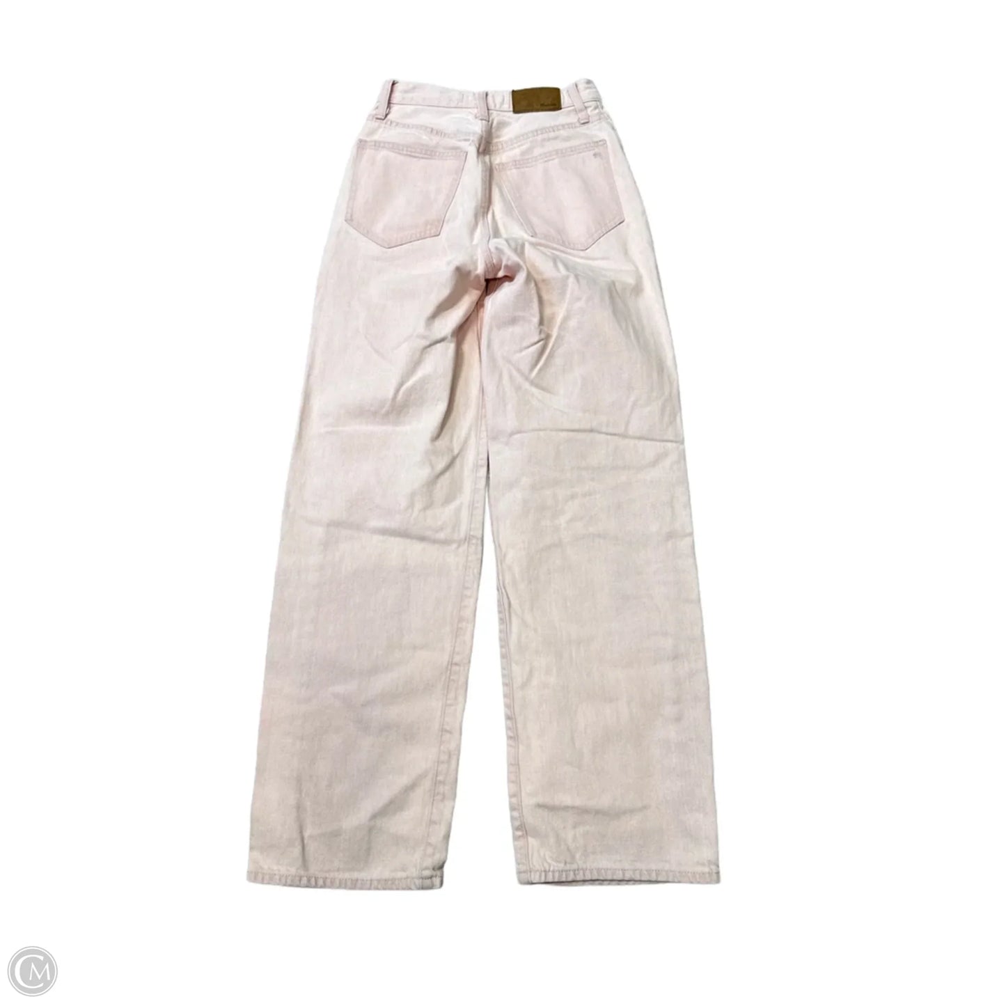 Jeans Wide Leg By Madewell In Pink, Size: 0