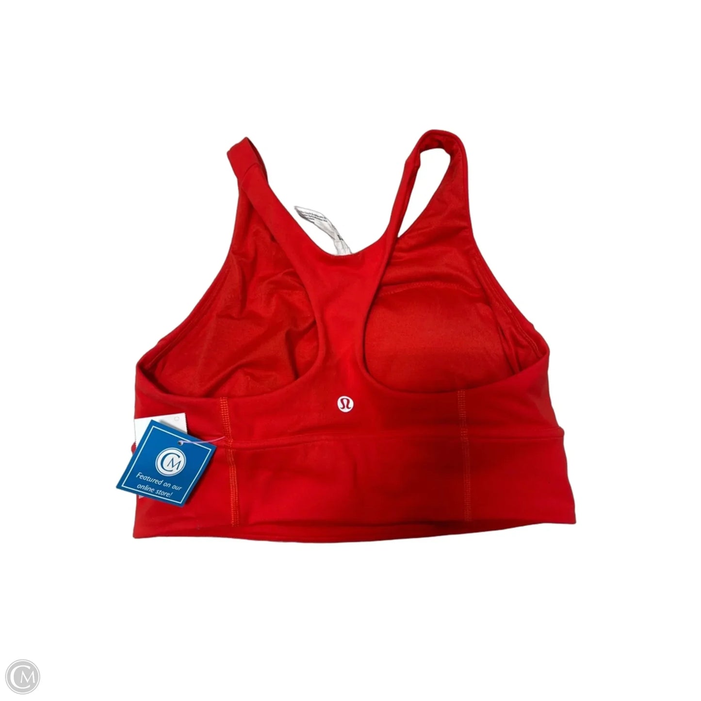 Athletic Bra By Lululemon In Orange, Size: 8