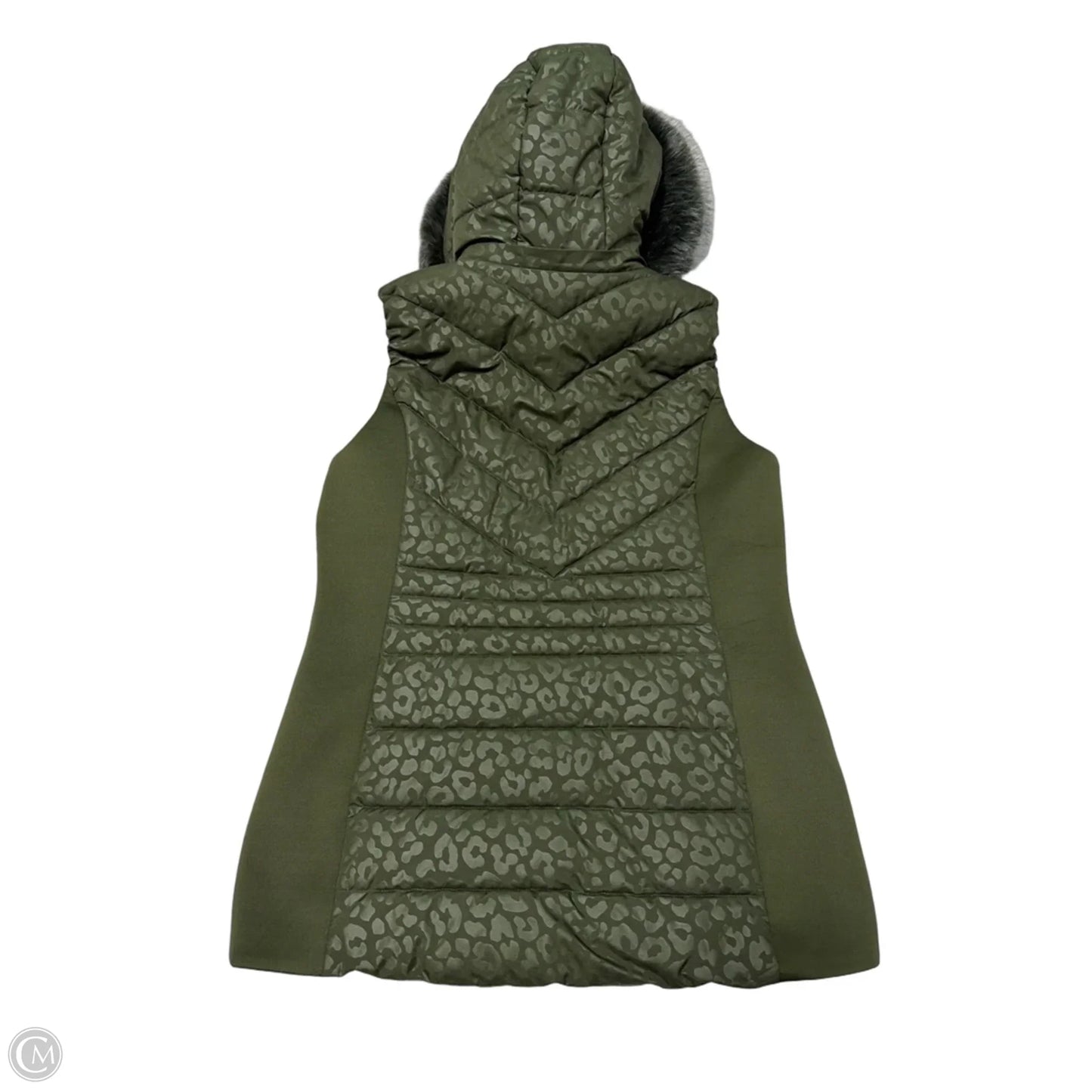 Vest Designer By Michael Kors In Green, Size: M