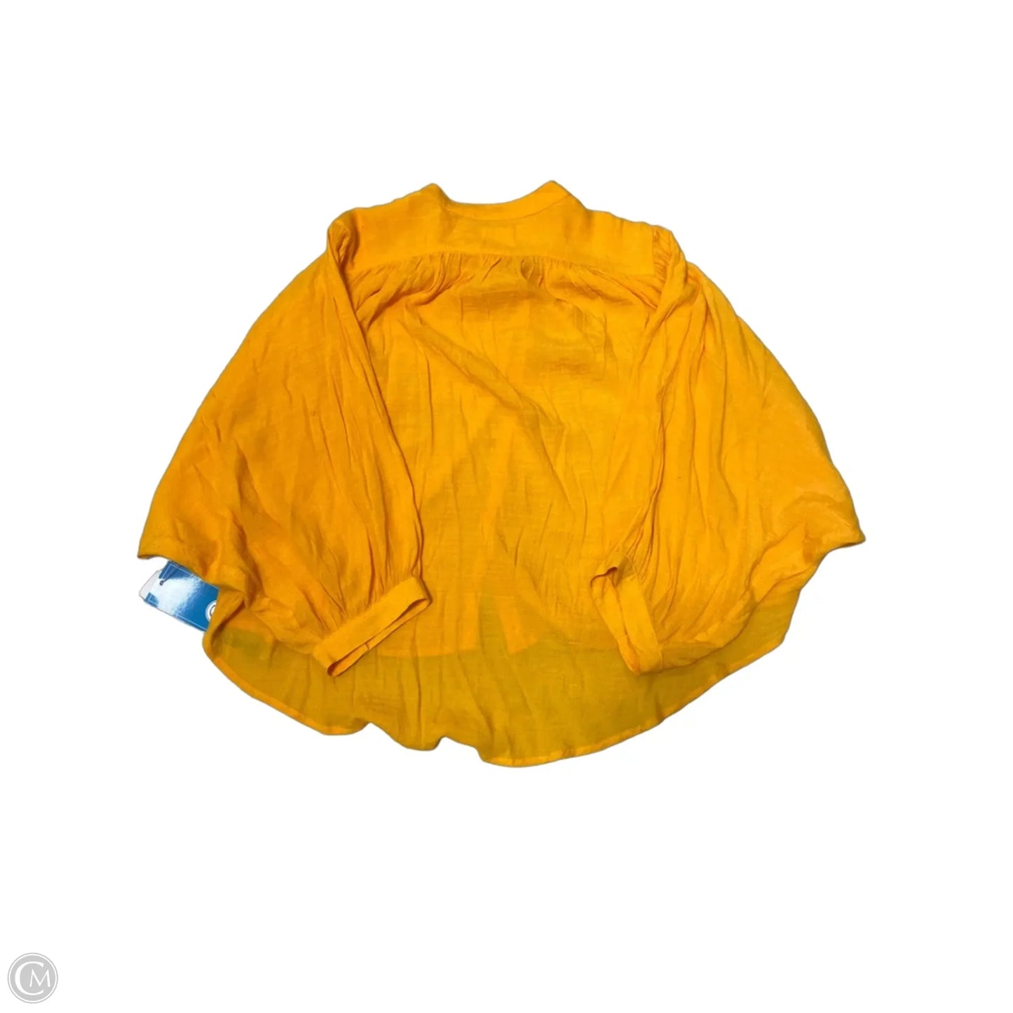 Top Short Sleeve By Maeve In Yellow, Size: M