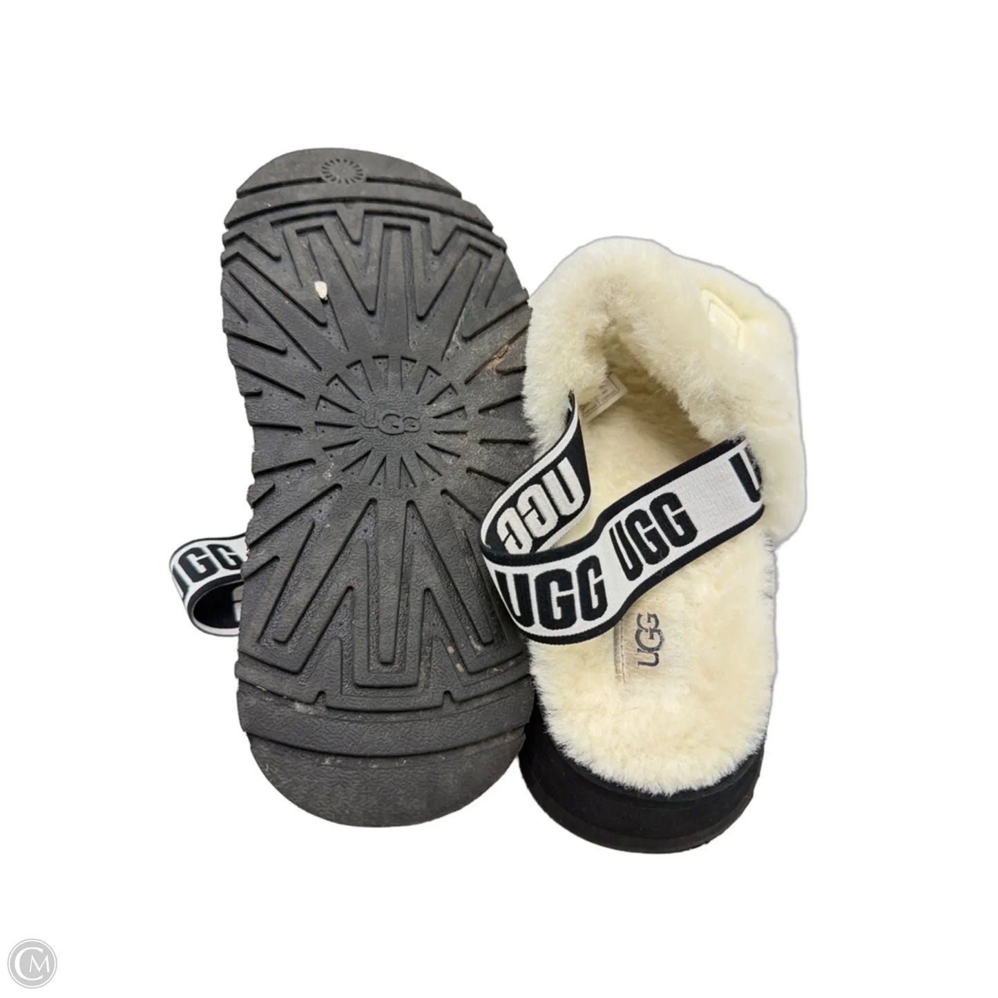 Shoes Designer By UGG In Black & Cream, Size: 6