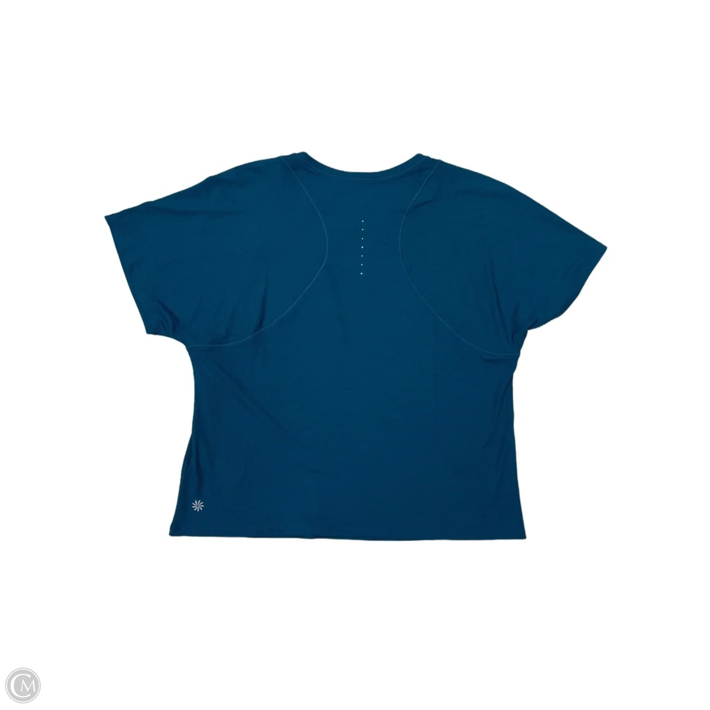 Athletic Top Short Sleeve By Athleta In Blue, Size: Sp