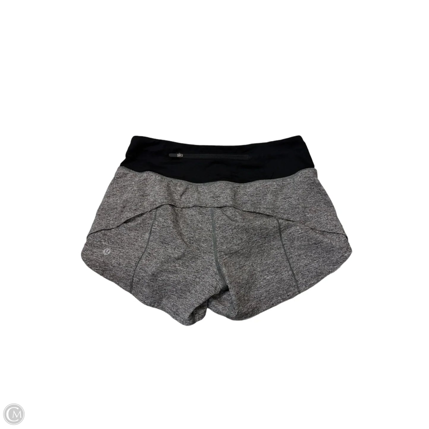 Athletic Shorts By Lululemon In Grey, Size: 4