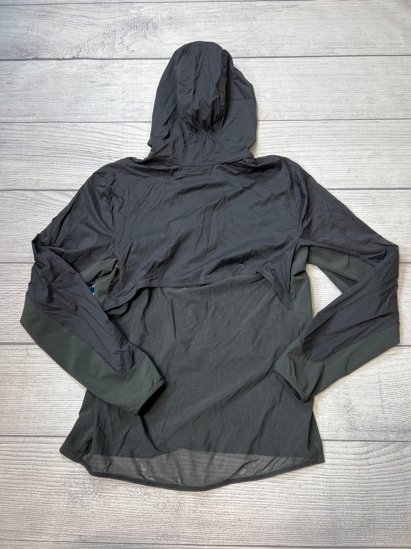 Athletic Jacket By Lululemon In Grey, Size: S