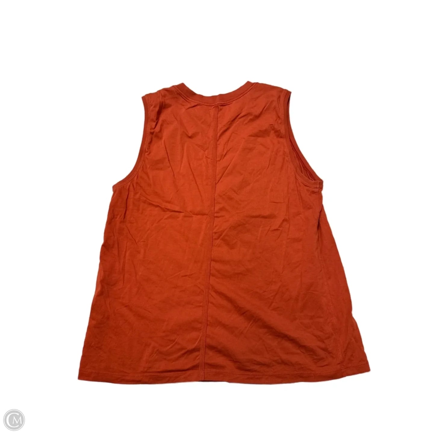 Athletic Tank Top By Lululemon In Orange, Size: Xl